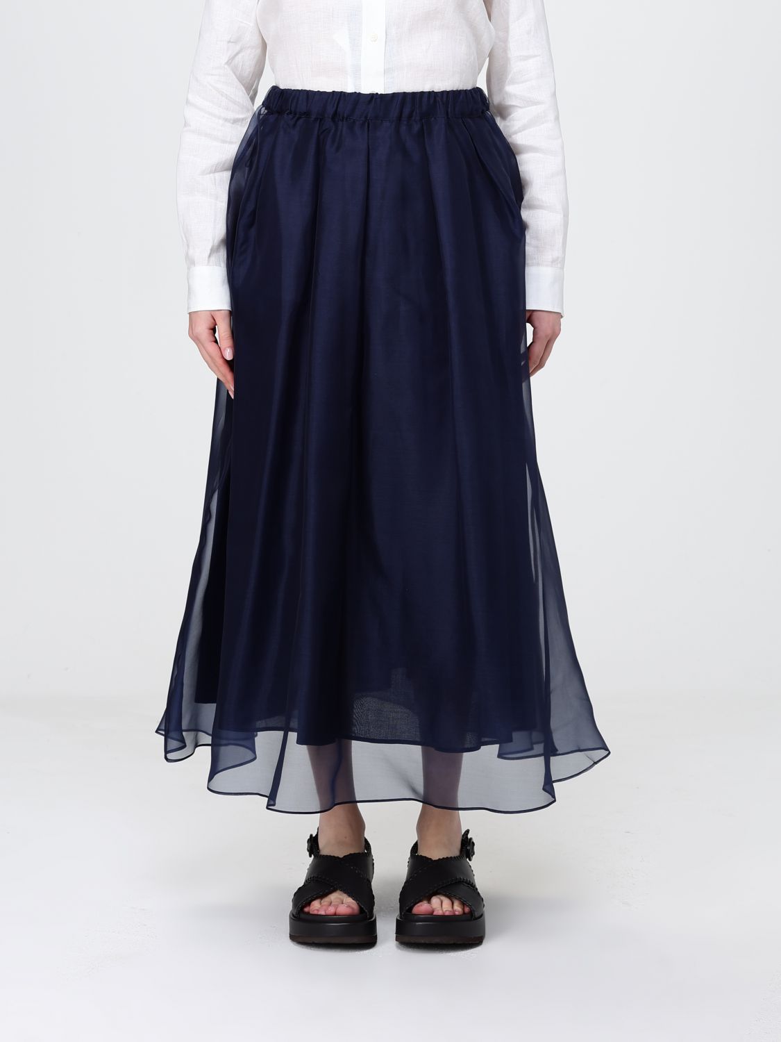 Weekend Max Mara Skirt Woman Blue WEEKEND MAX MARA