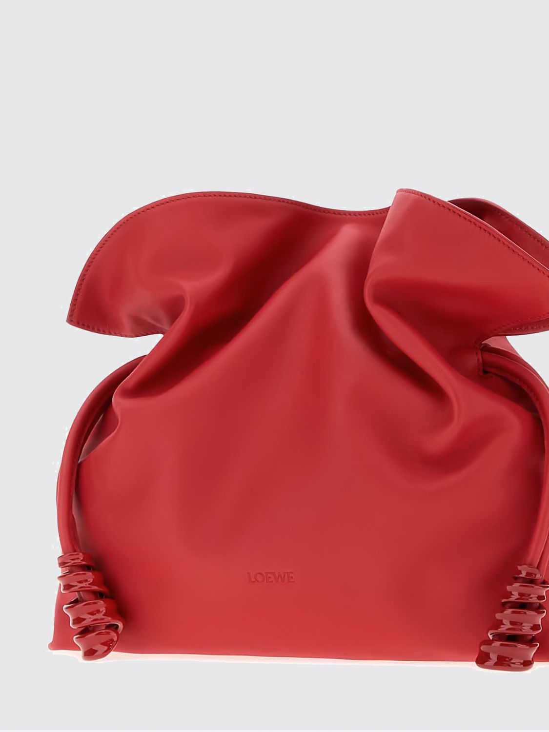 Loewe Women Leather Flamenco Clutch Loewe LOEWE