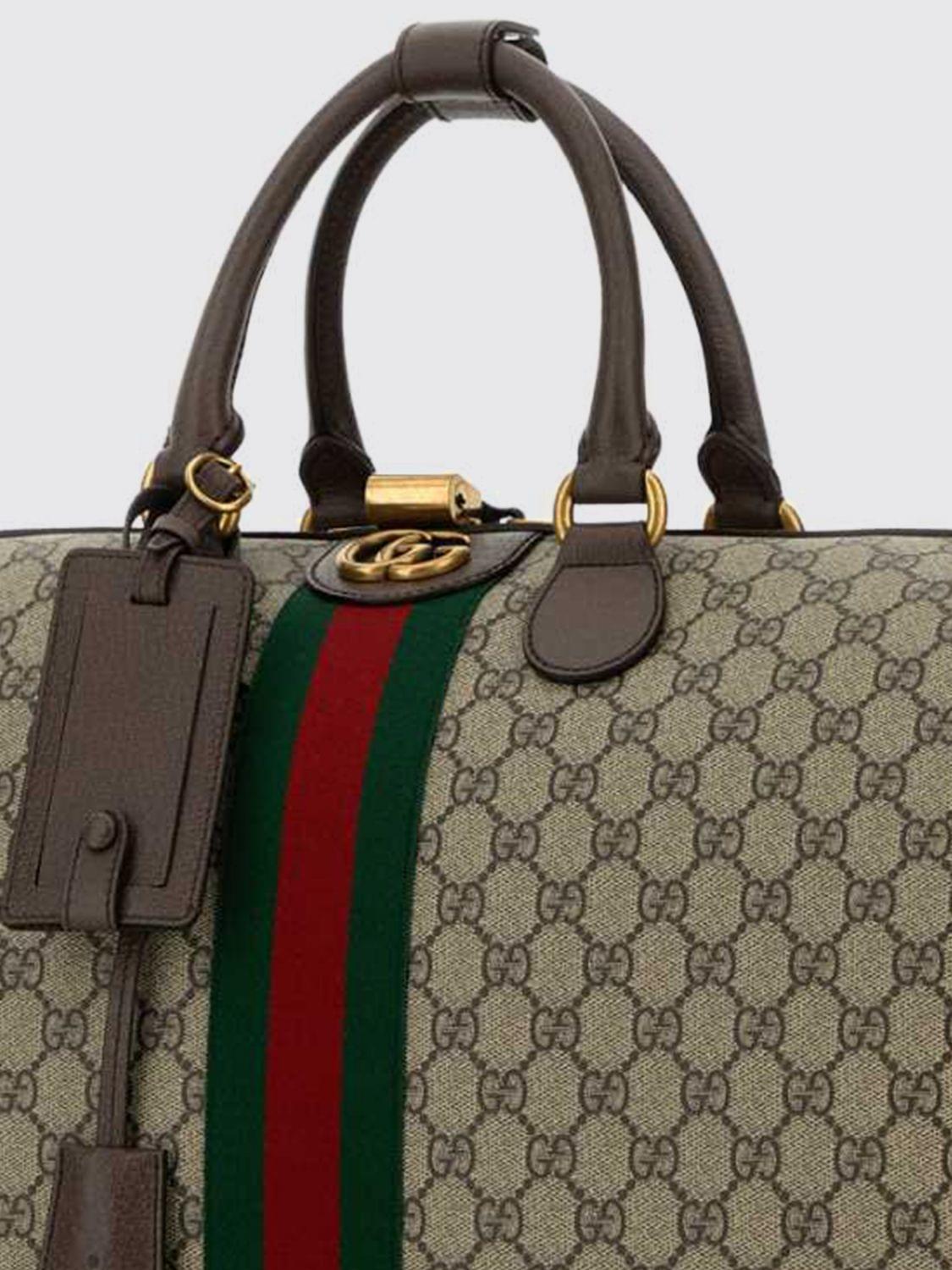 Gucci Travel Bag Men Beige GUCCI