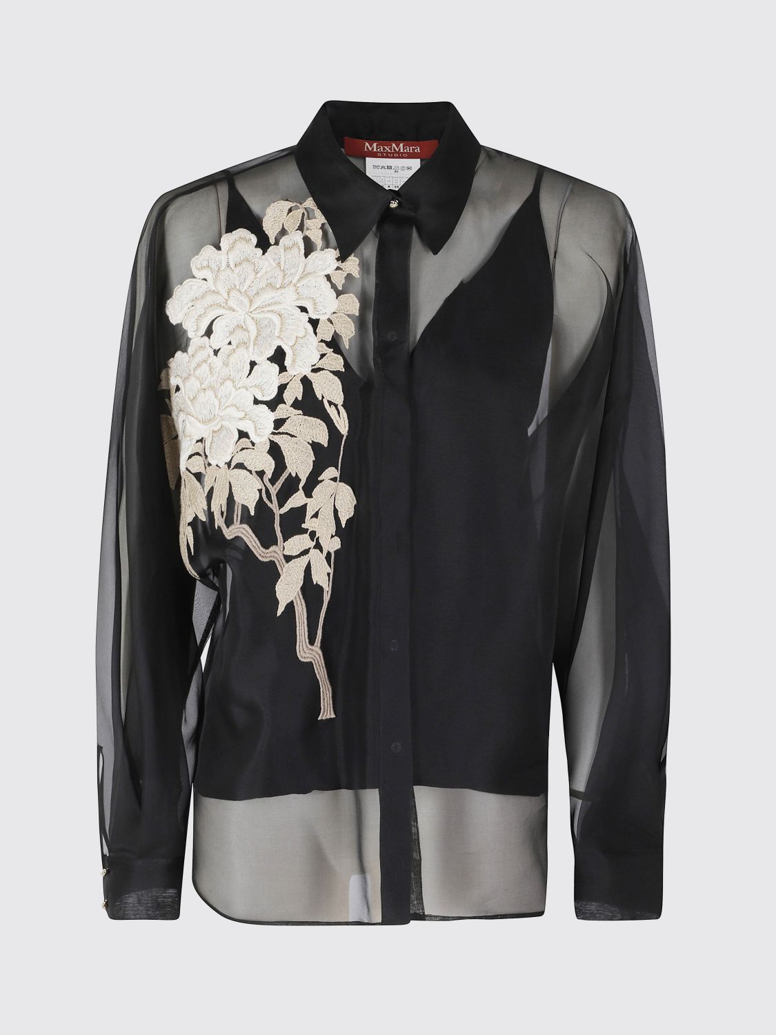 Max Mara Studio Shirt Woman Black MAX MARA STUDIO