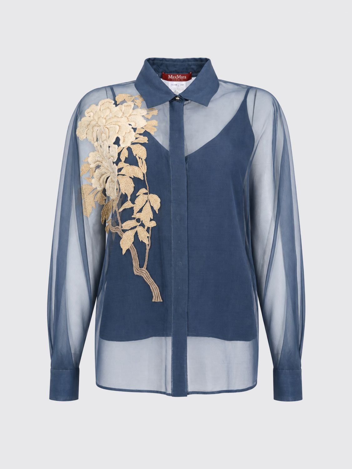 Max Mara Studio Shirt Woman Blue MAX MARA STUDIO