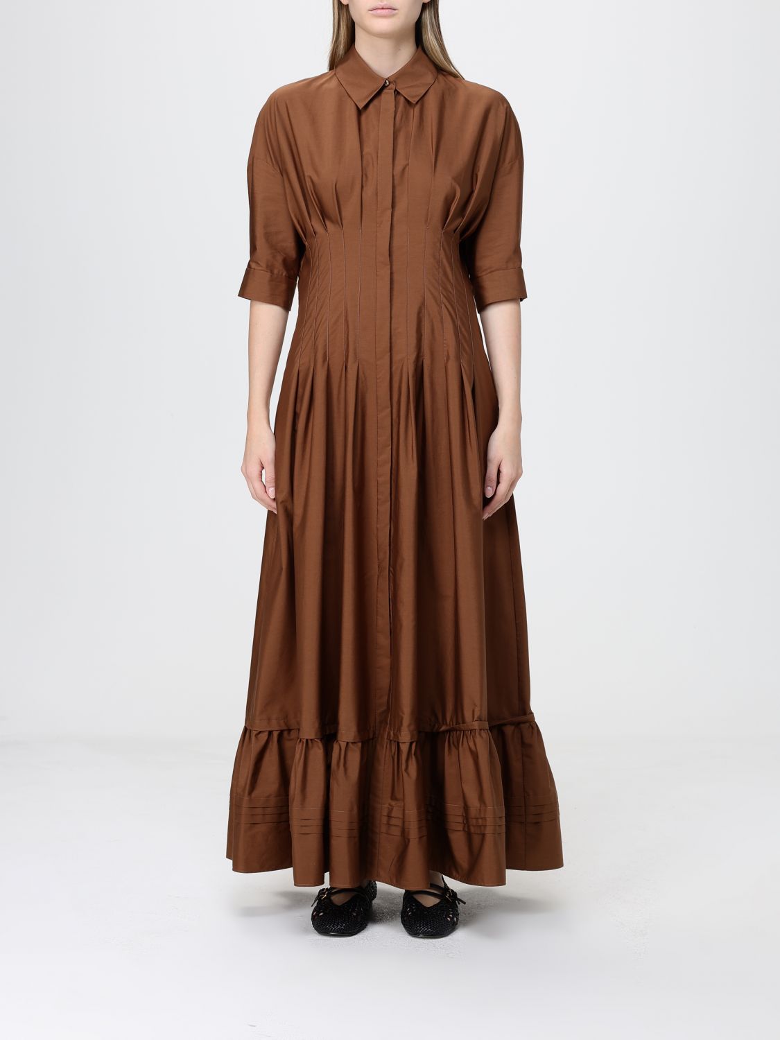 Max Mara Studio Dress Woman Grey MAX MARA STUDIO