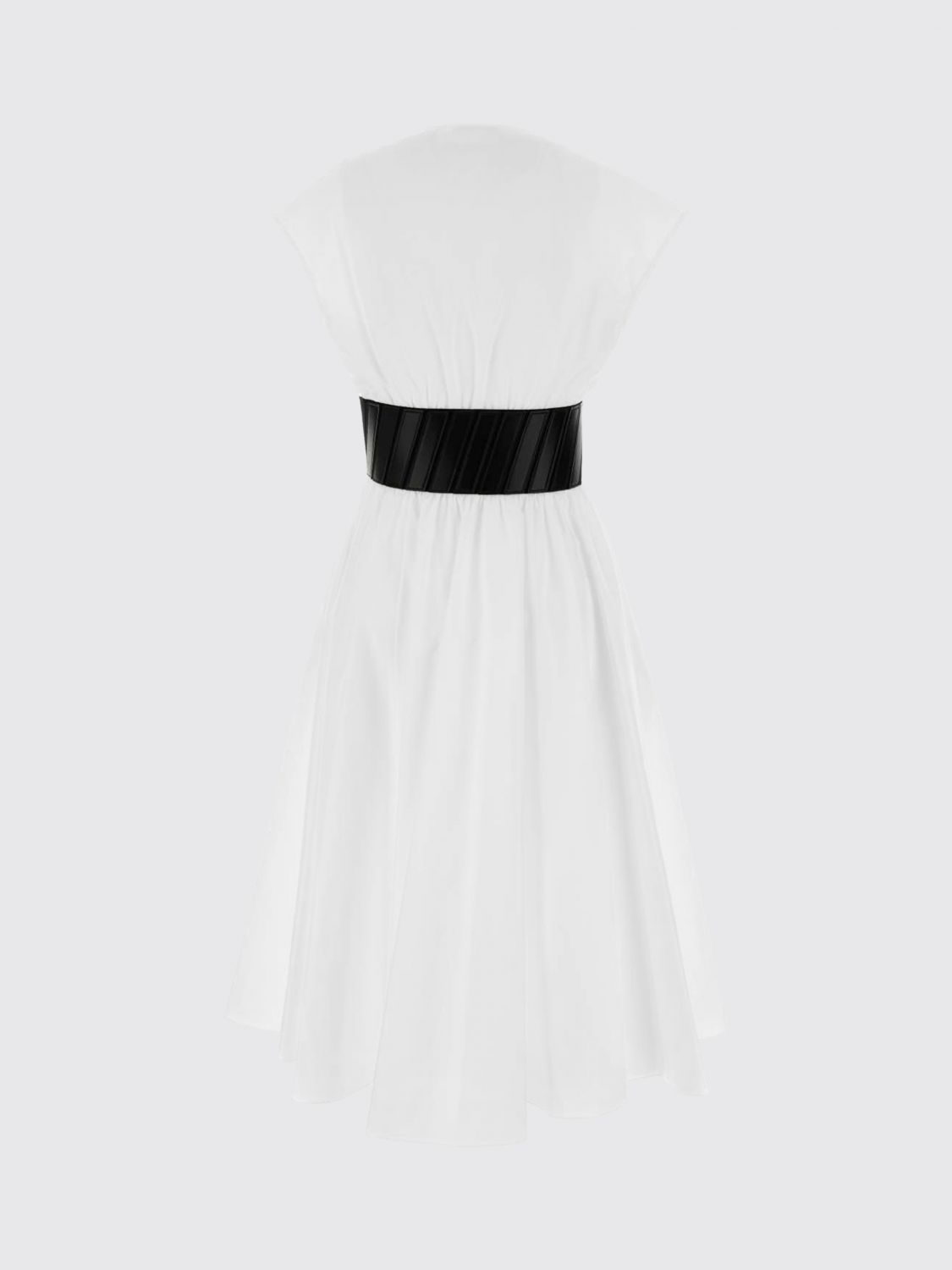 AlaiA Women Cotton Midi Dress AlaiA ALAIA