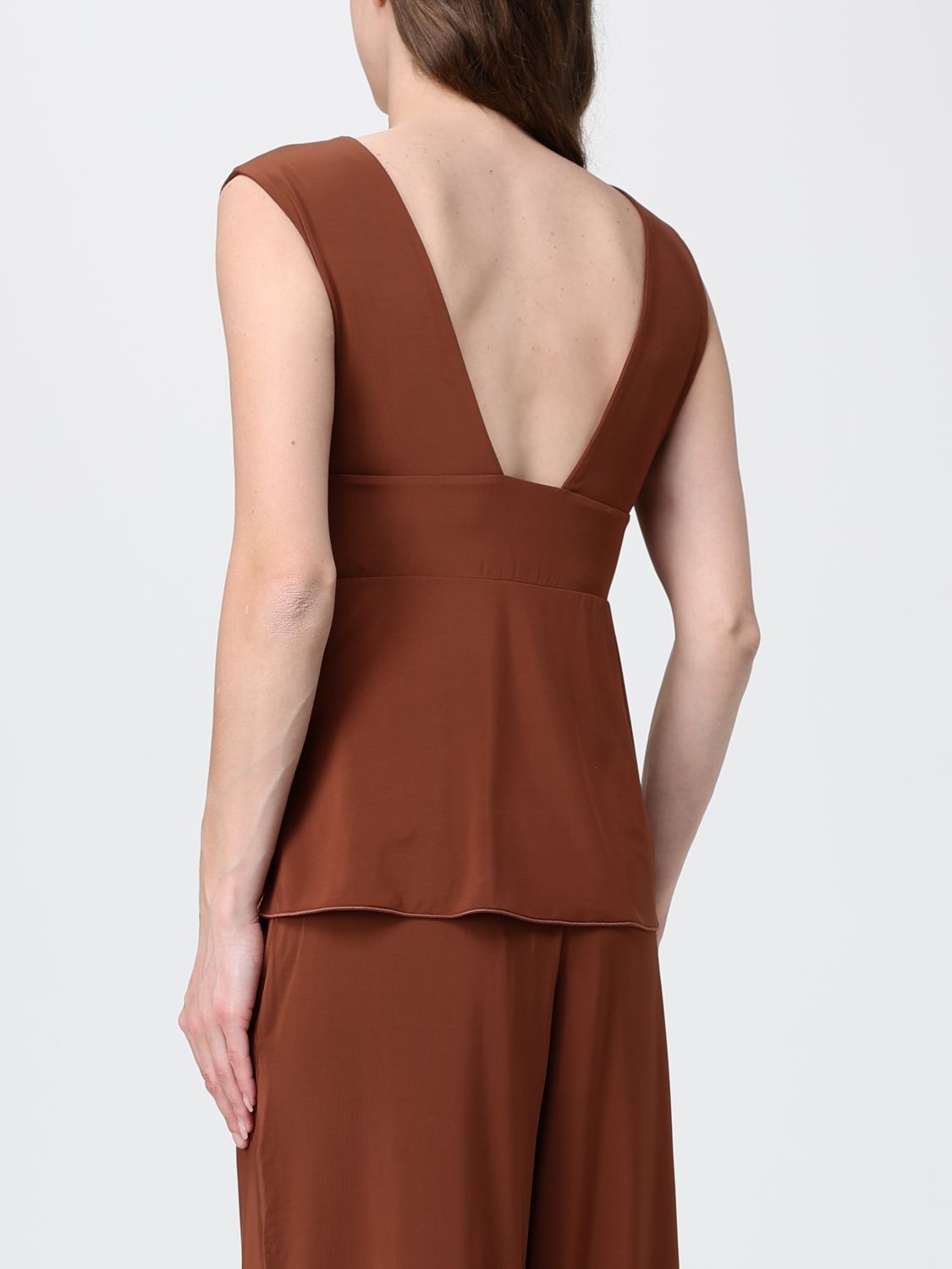 Max Mara Top Woman Brown MAX MARA
