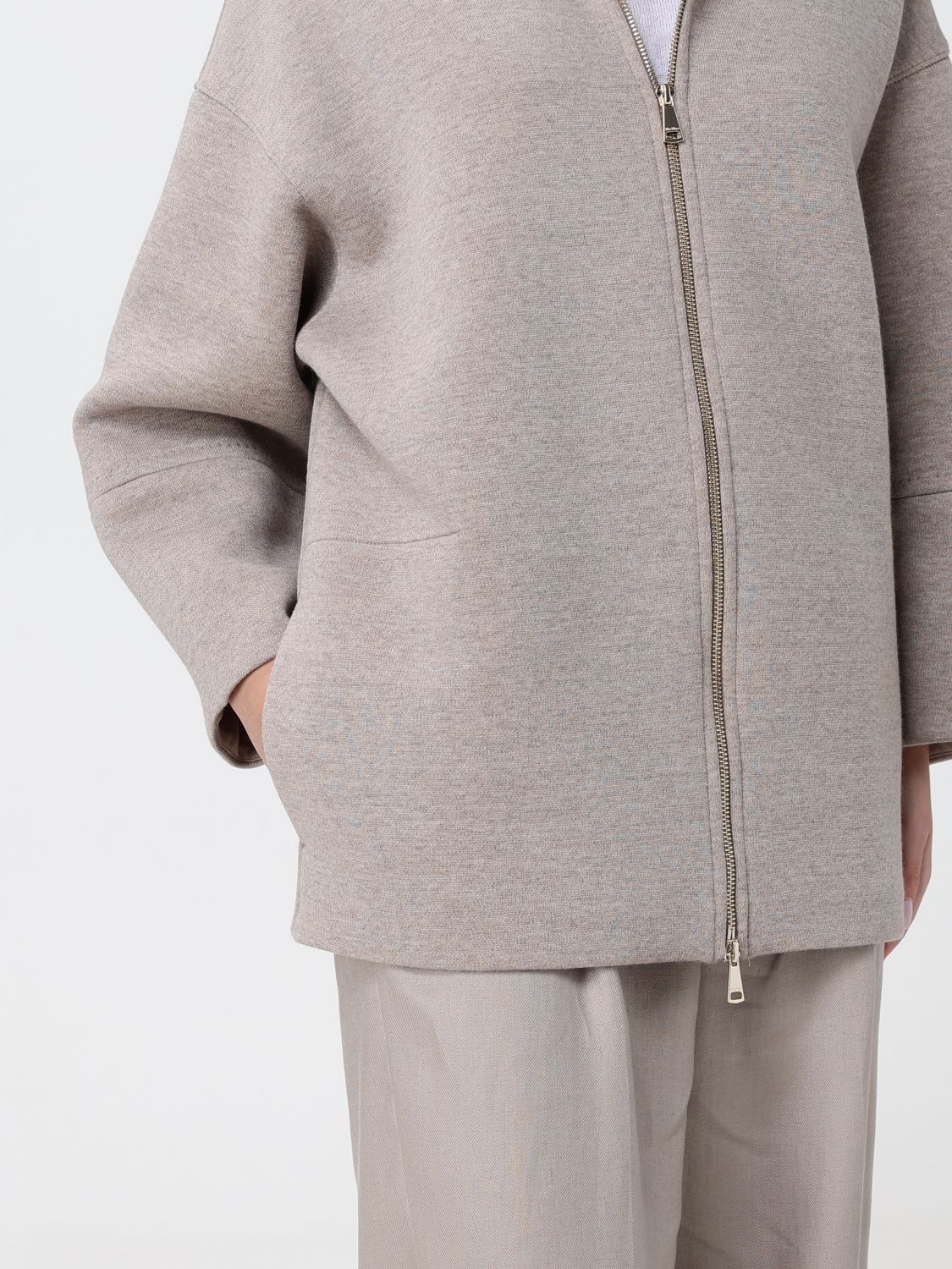 Max Mara Sweatshirt Woman Beige MAX MARA