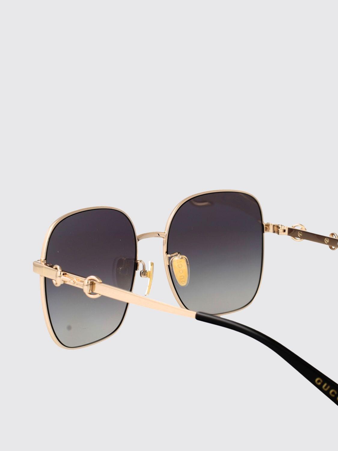 Gucci Sunglasses Woman Gold GUCCI