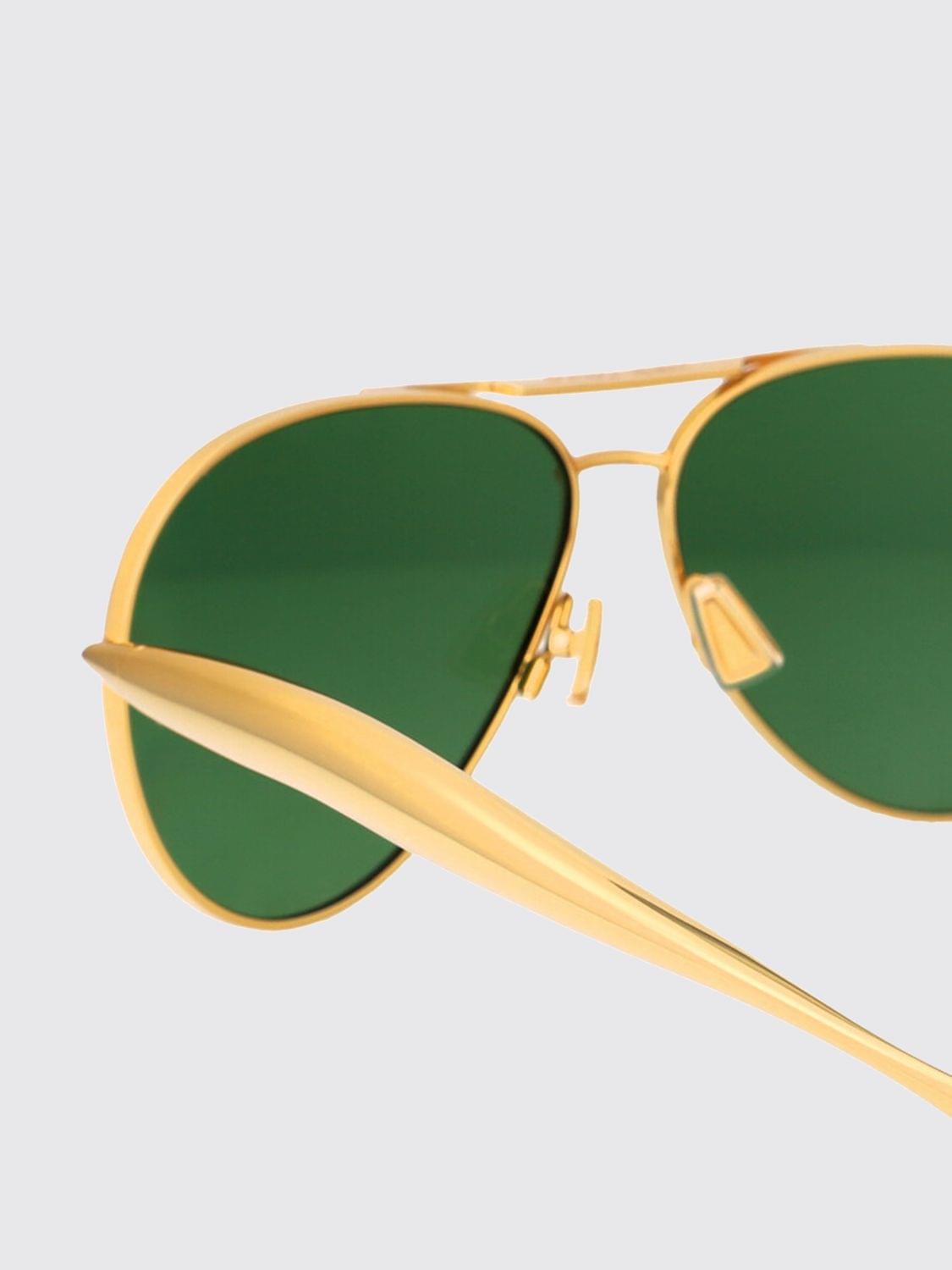 Bottega Veneta Sunglasses Men Gold BOTTEGA VENETA