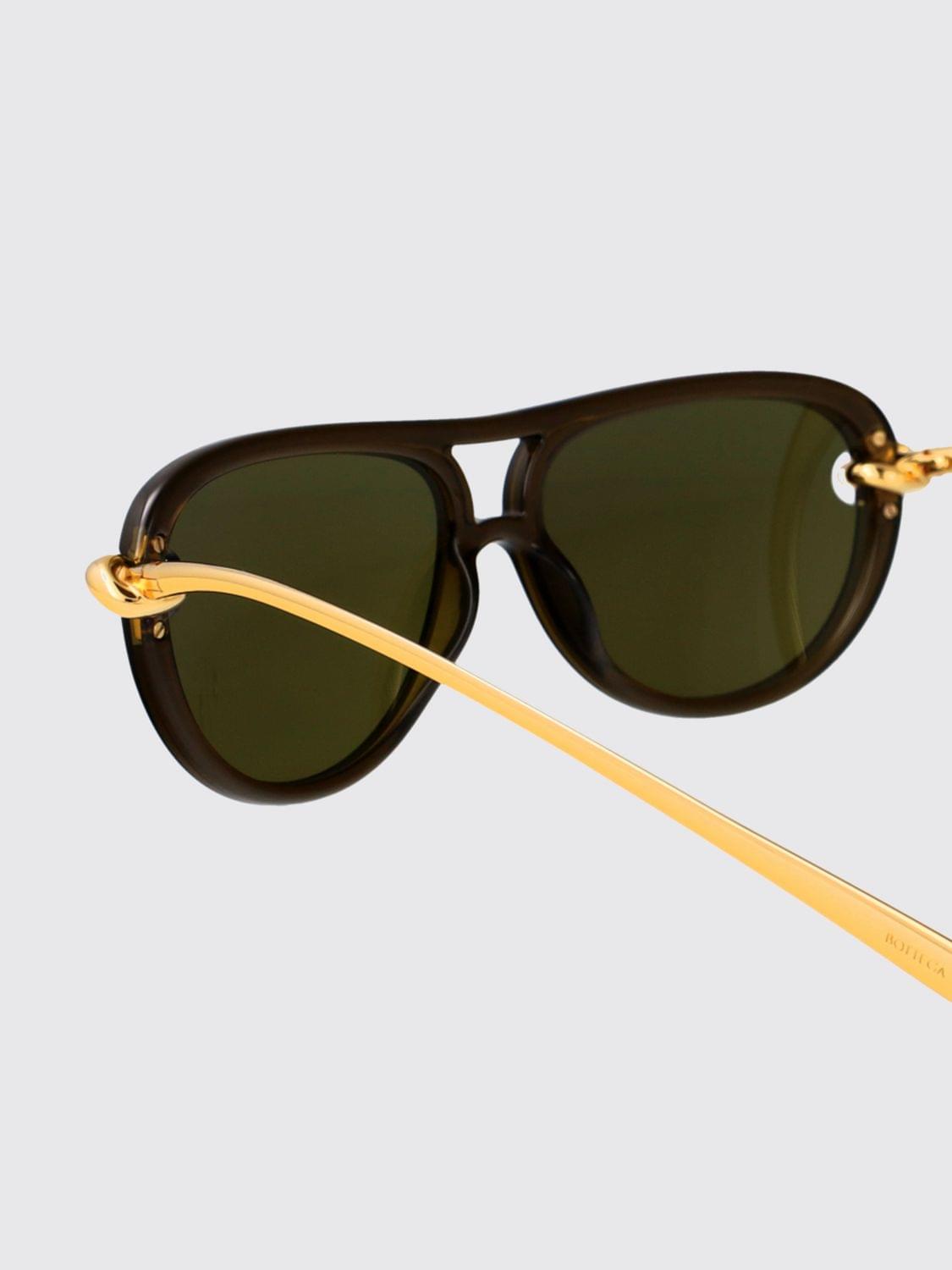 Bottega Veneta Sunglasses Woman Green BOTTEGA VENETA