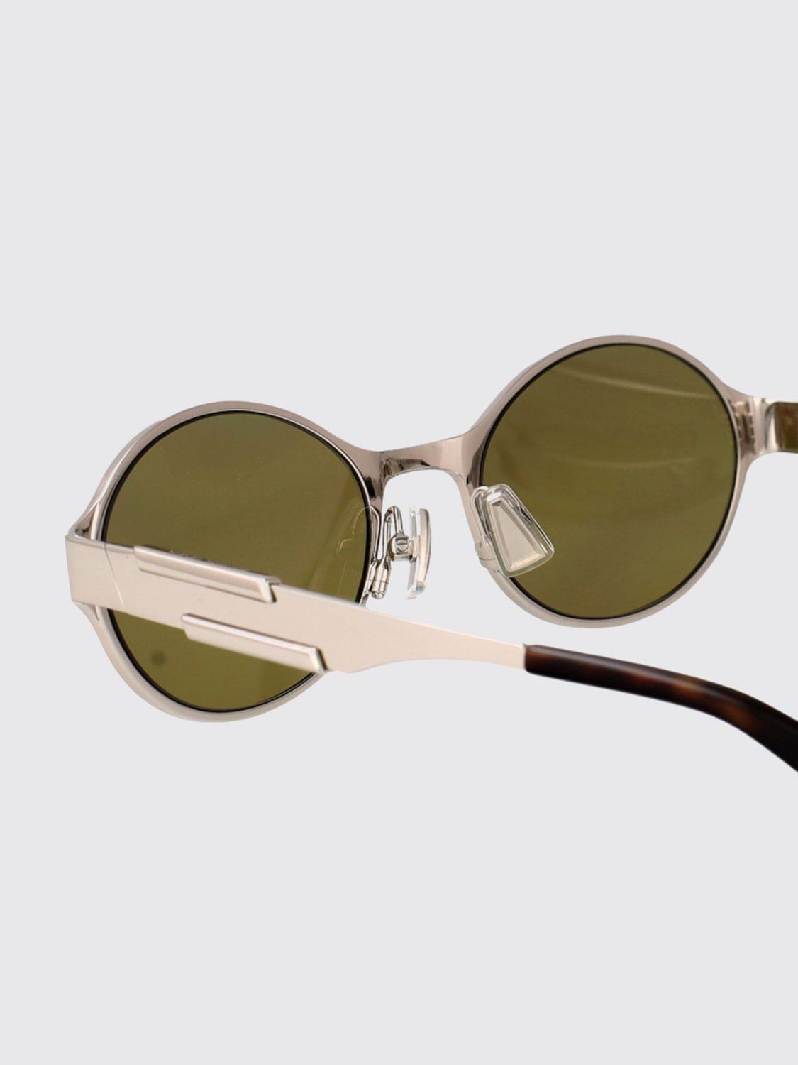 Bottega Veneta Sunglasses Men Silver BOTTEGA VENETA