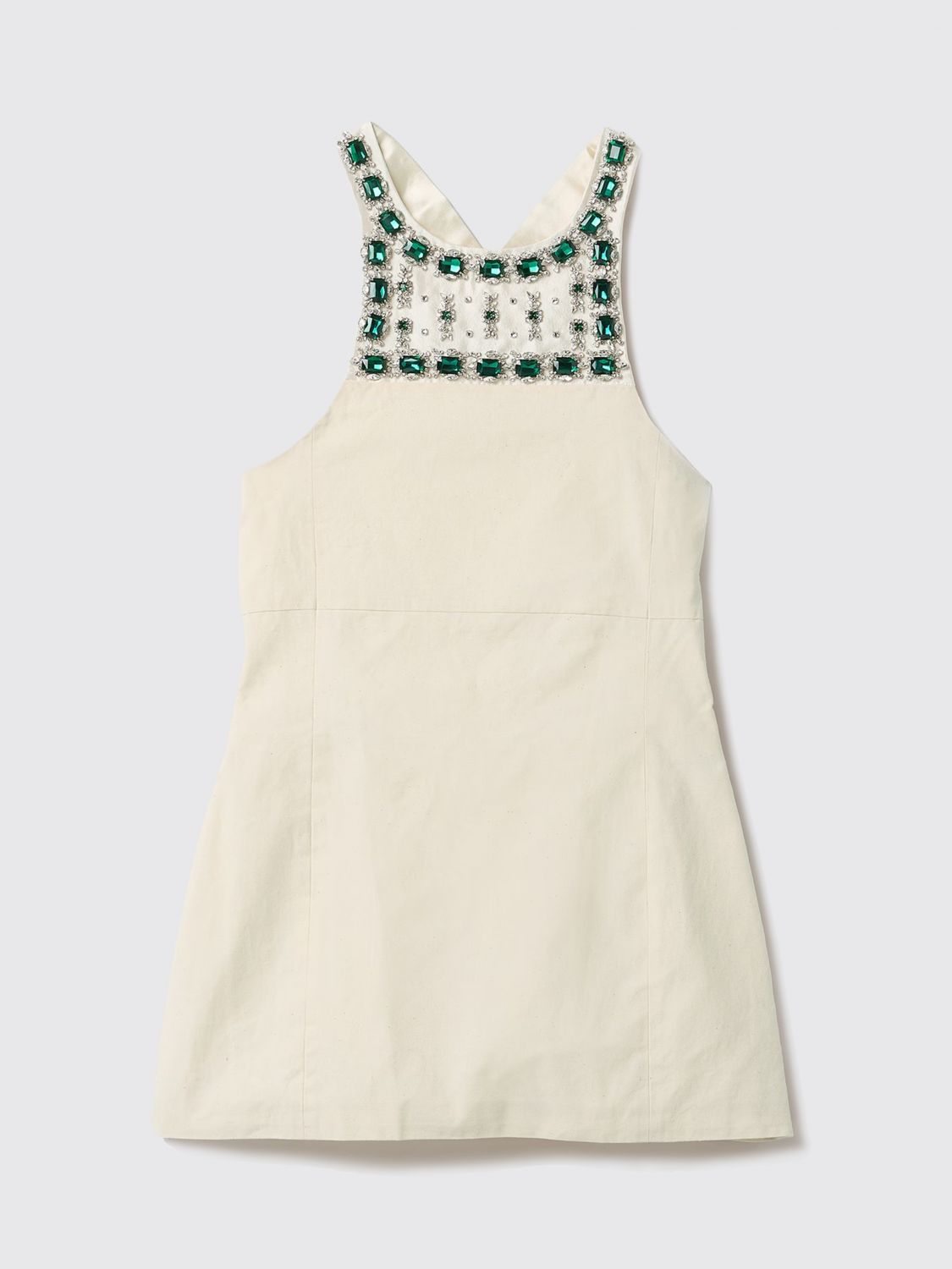 Miu Miu Dress Woman Ecru MIU MIU