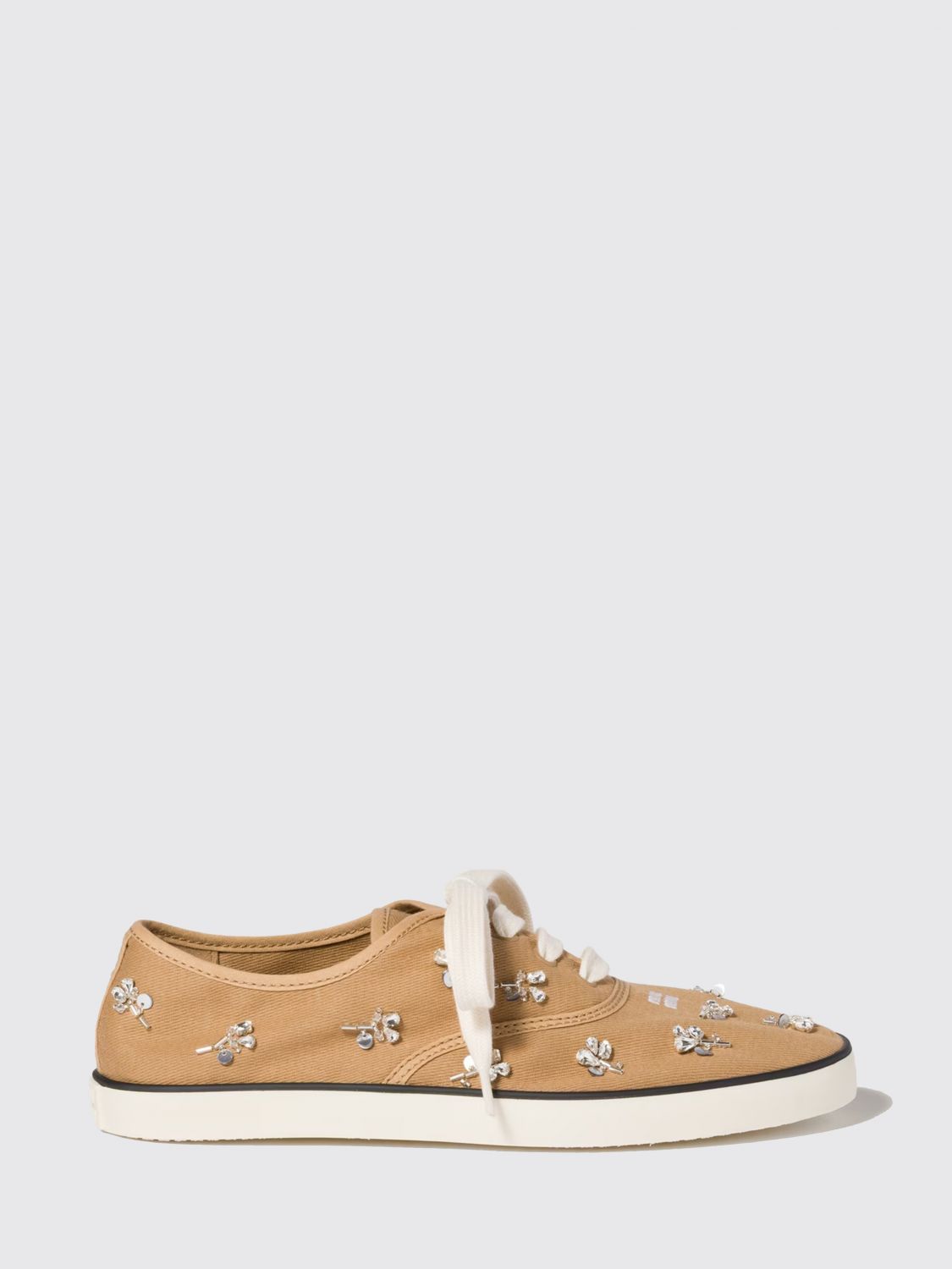 Miu Miu Sneakers Woman Beige MIU MIU