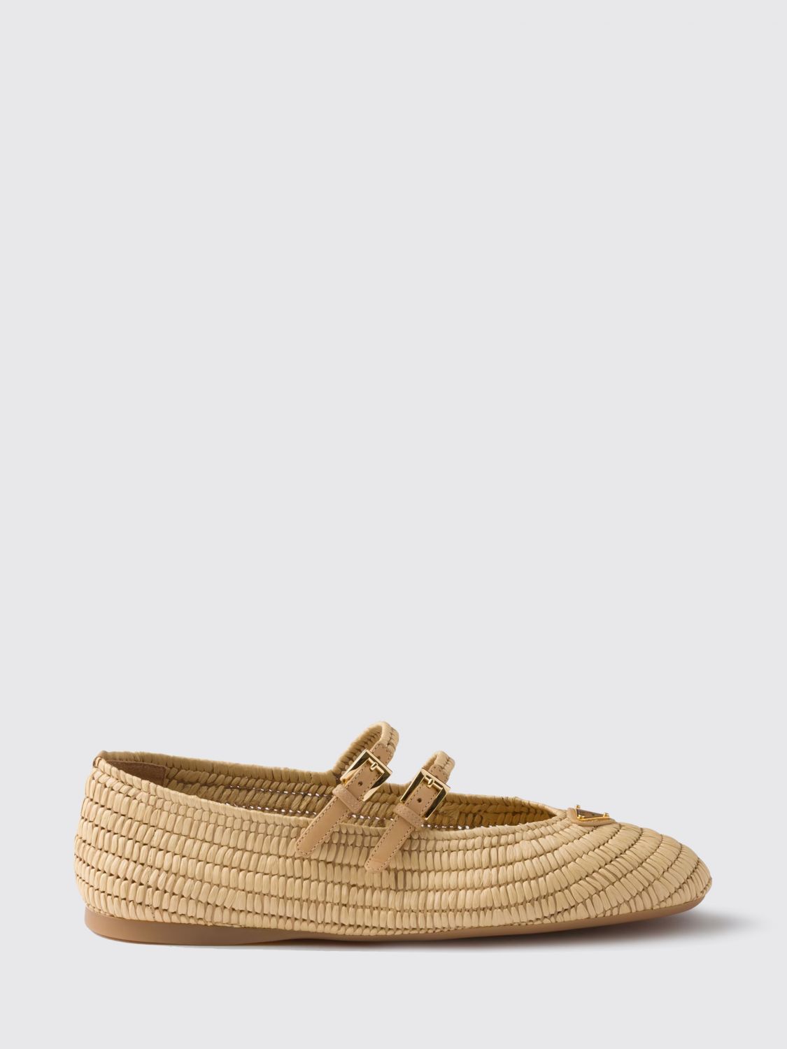 Prada Ballet Flat Woman Natural PRADA