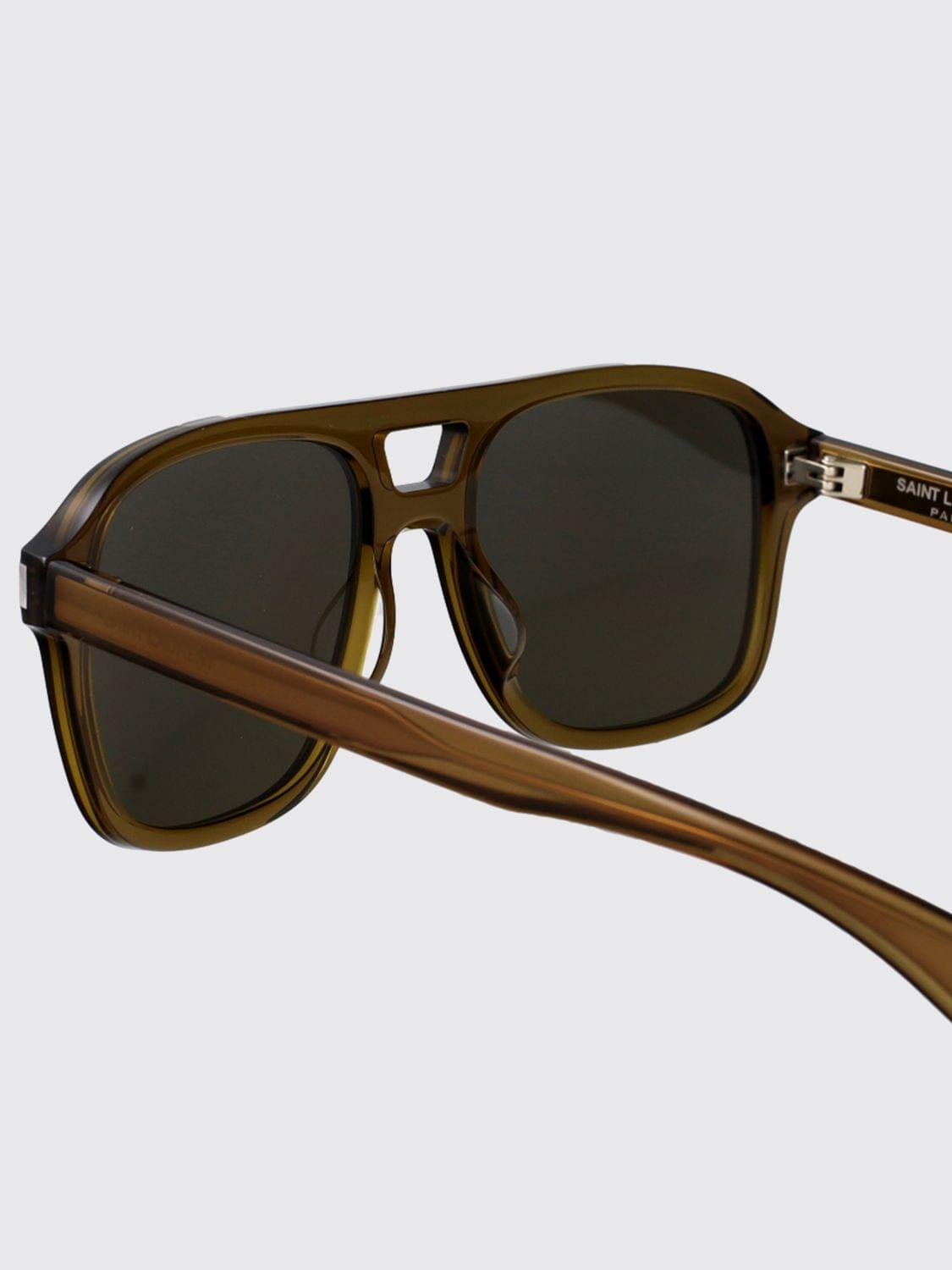 Saint Laurent Sunglasses Men Brown SAINT LAURENT