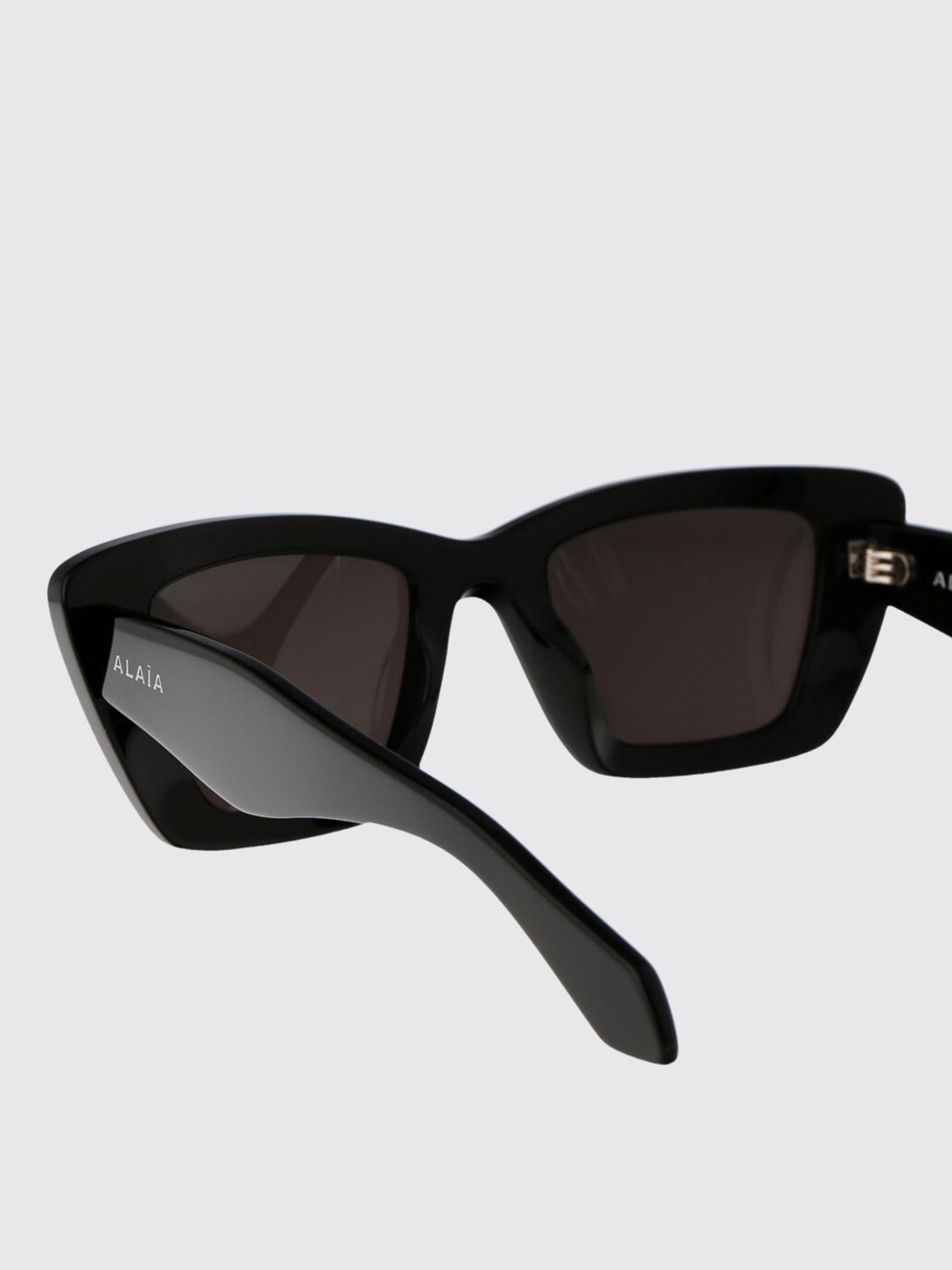 AlaiA Women Rectangular Cat-Eye Sunglasses Alaia In Acetate With Lettering Logo ALAIA