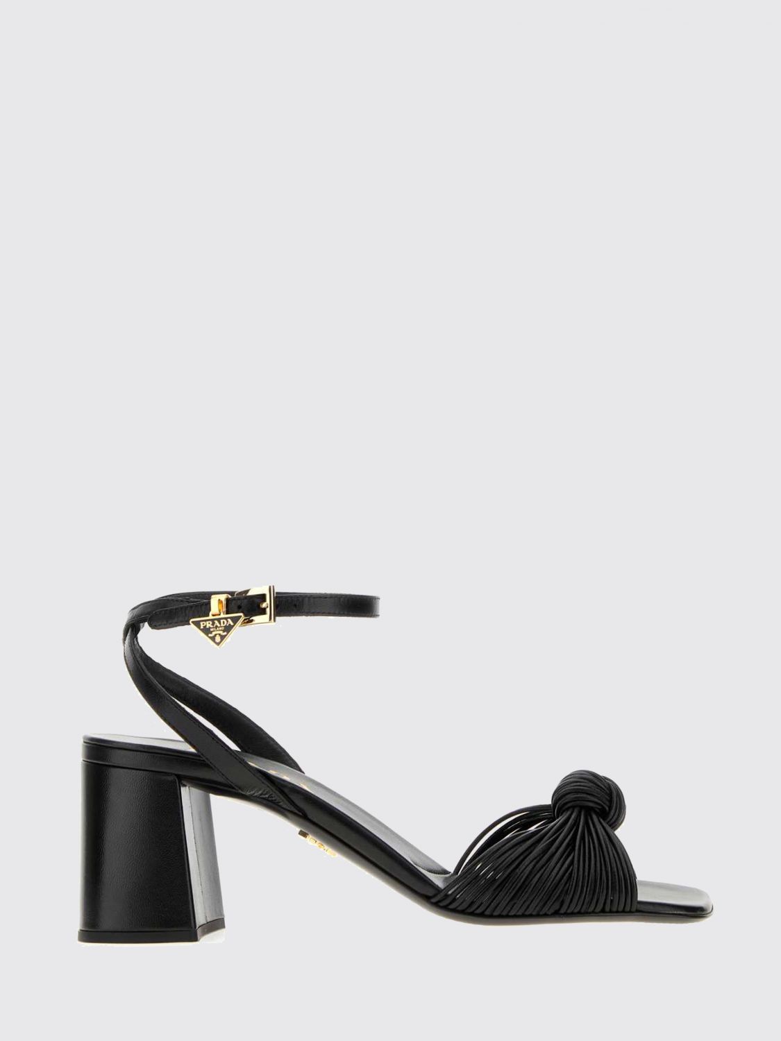 Prada Heeled Sandal Woman Black PRADA