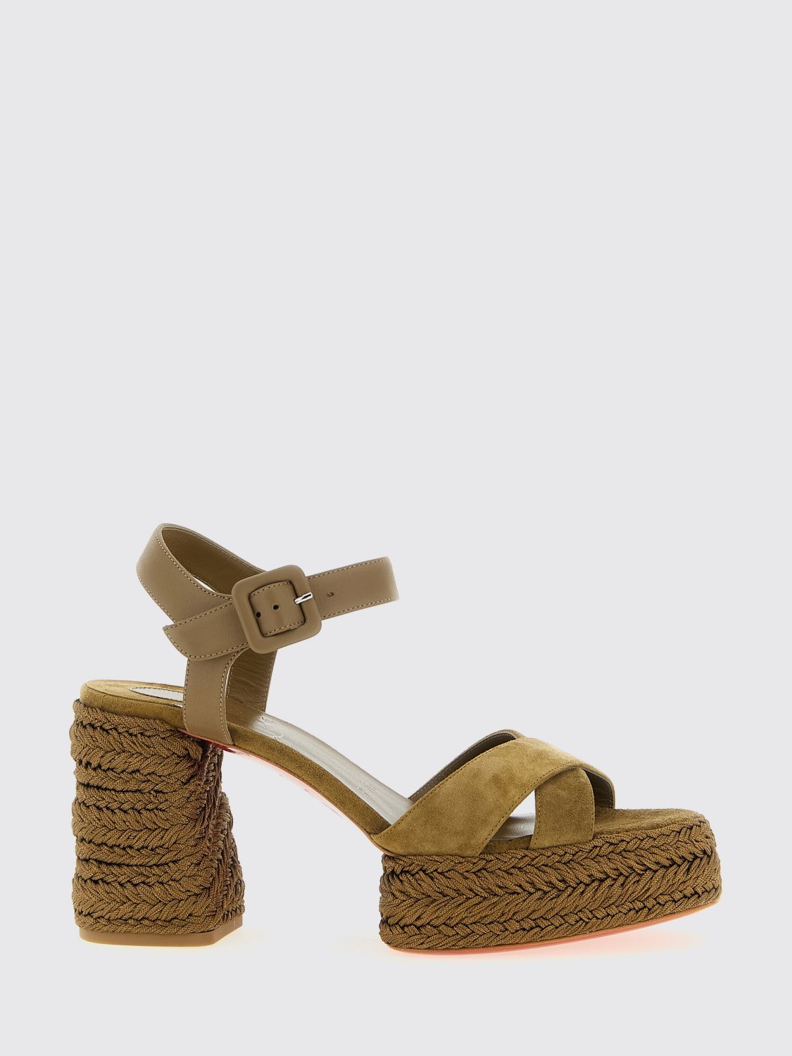 Christian Louboutin Heeled Sandal Woman Green CHRISTIAN LOUBOUTIN