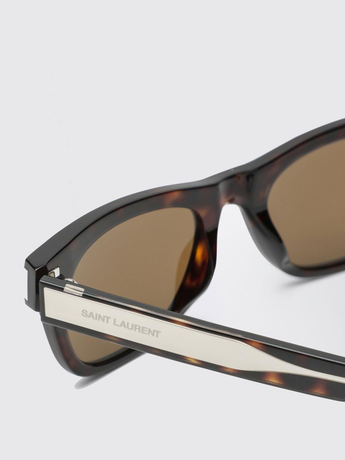 Saint Laurent Sunglasses Men Brown SAINT LAURENT