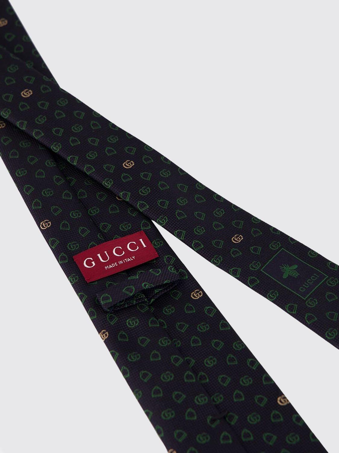 Gucci Tie Men Blue GUCCI