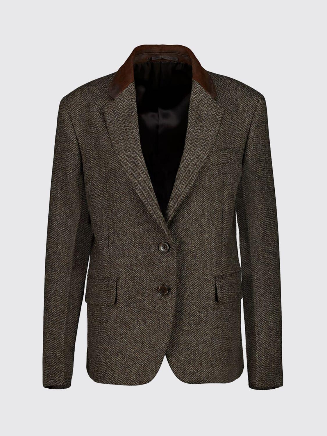 Prada Jacket Woman Beige PRADA