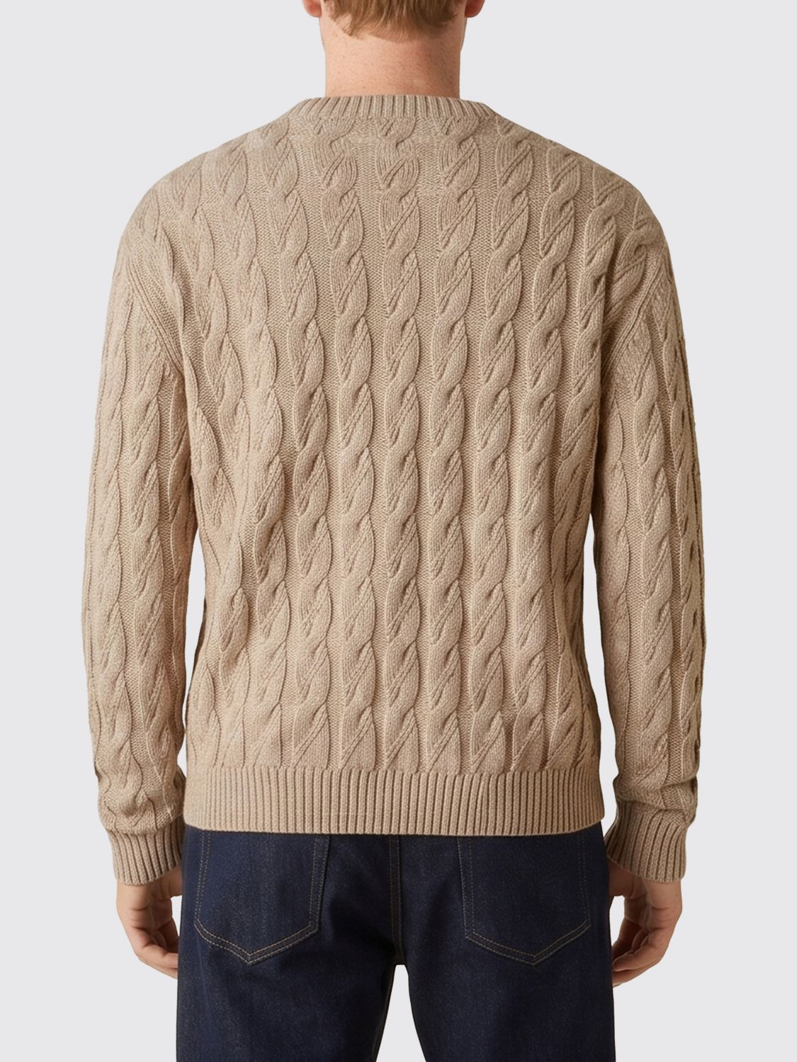 Zegna Sweater Men Nude ZEGNA