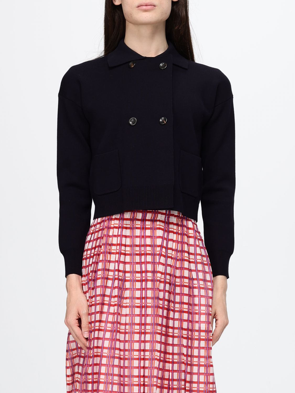 Max Mara Studio Sweater Woman Navy MAX MARA STUDIO