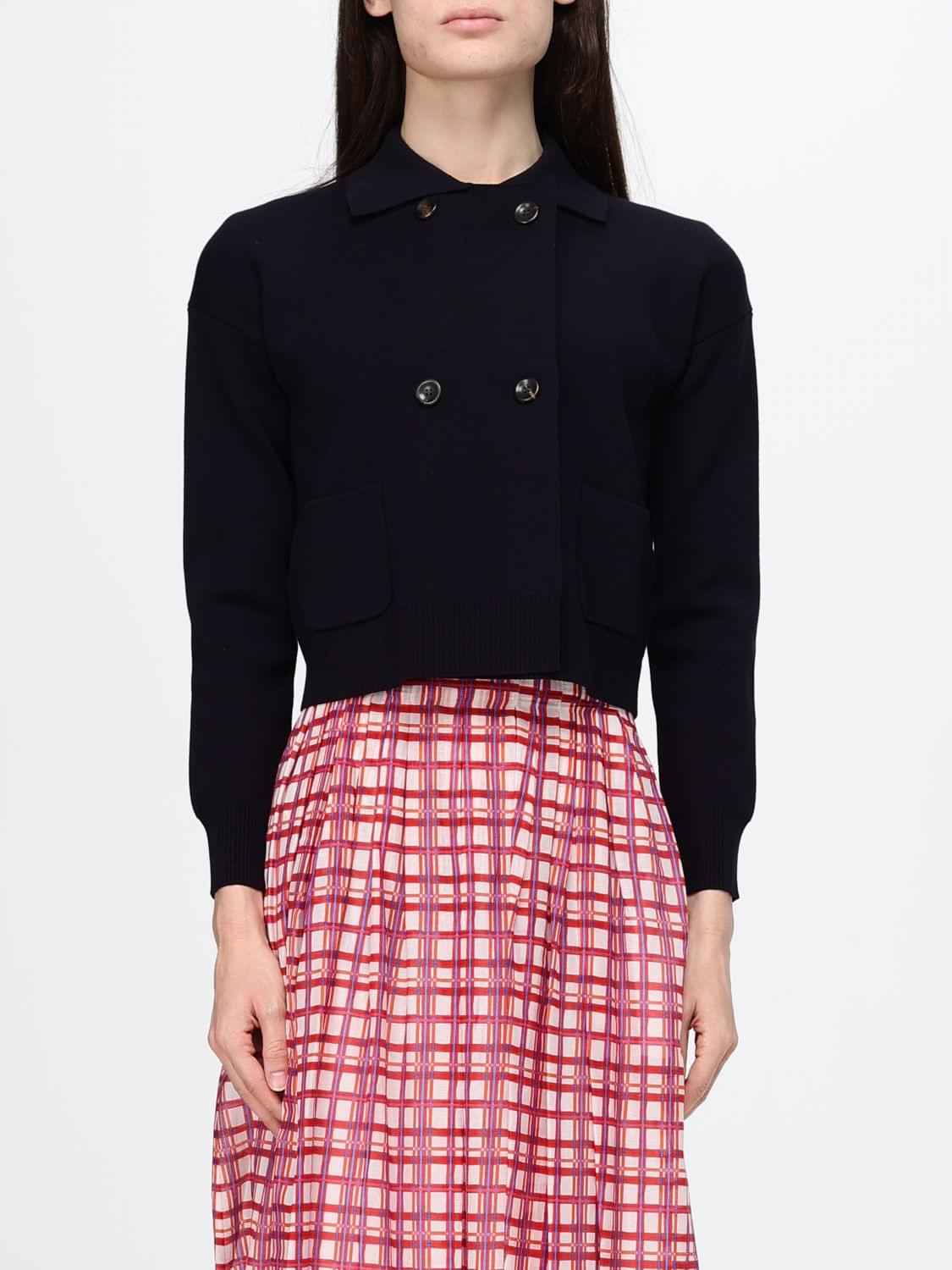 Max Mara Studio Sweater Woman Navy MAX MARA STUDIO