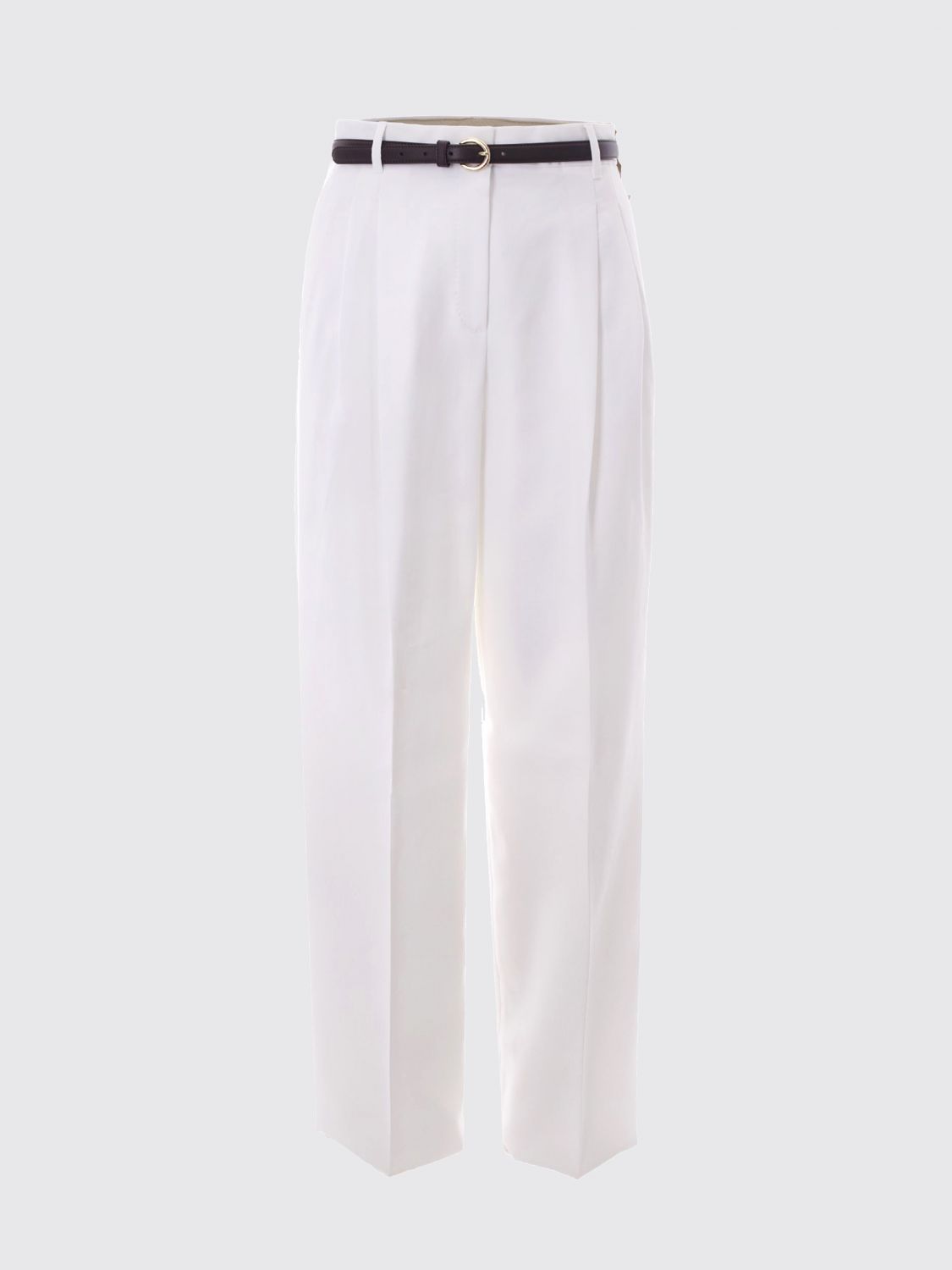 Max Mara Studio Pants Woman White MAX MARA STUDIO