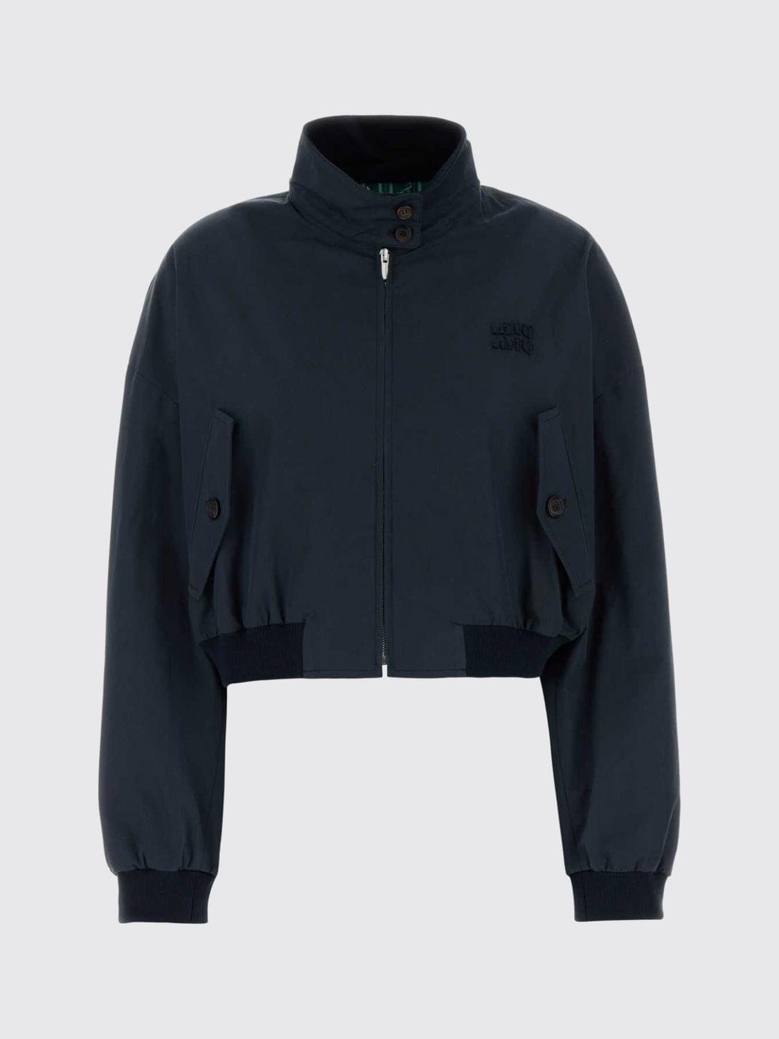 Miu Miu Jacket Woman Blue MIU MIU