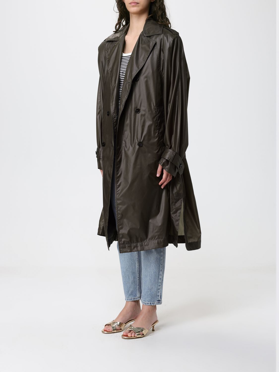 Saint Laurent Jacket Woman Green SAINT LAURENT