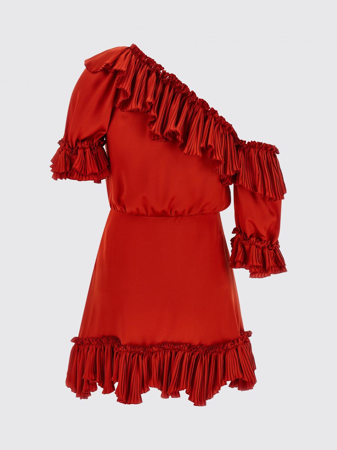 Saint Laurent Dress Woman Red SAINT LAURENT