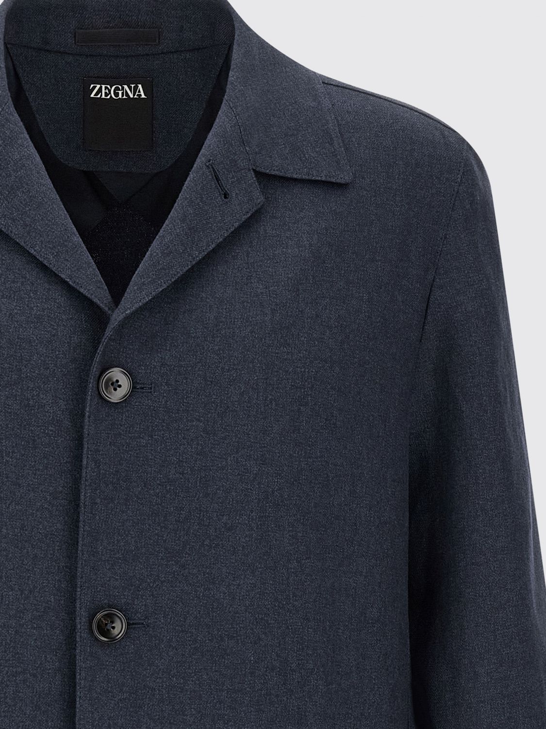 Zegna Jacket Men Blue ZEGNA