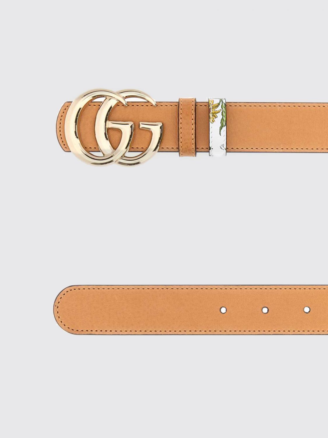 Gucci Belt Woman Cream GUCCI