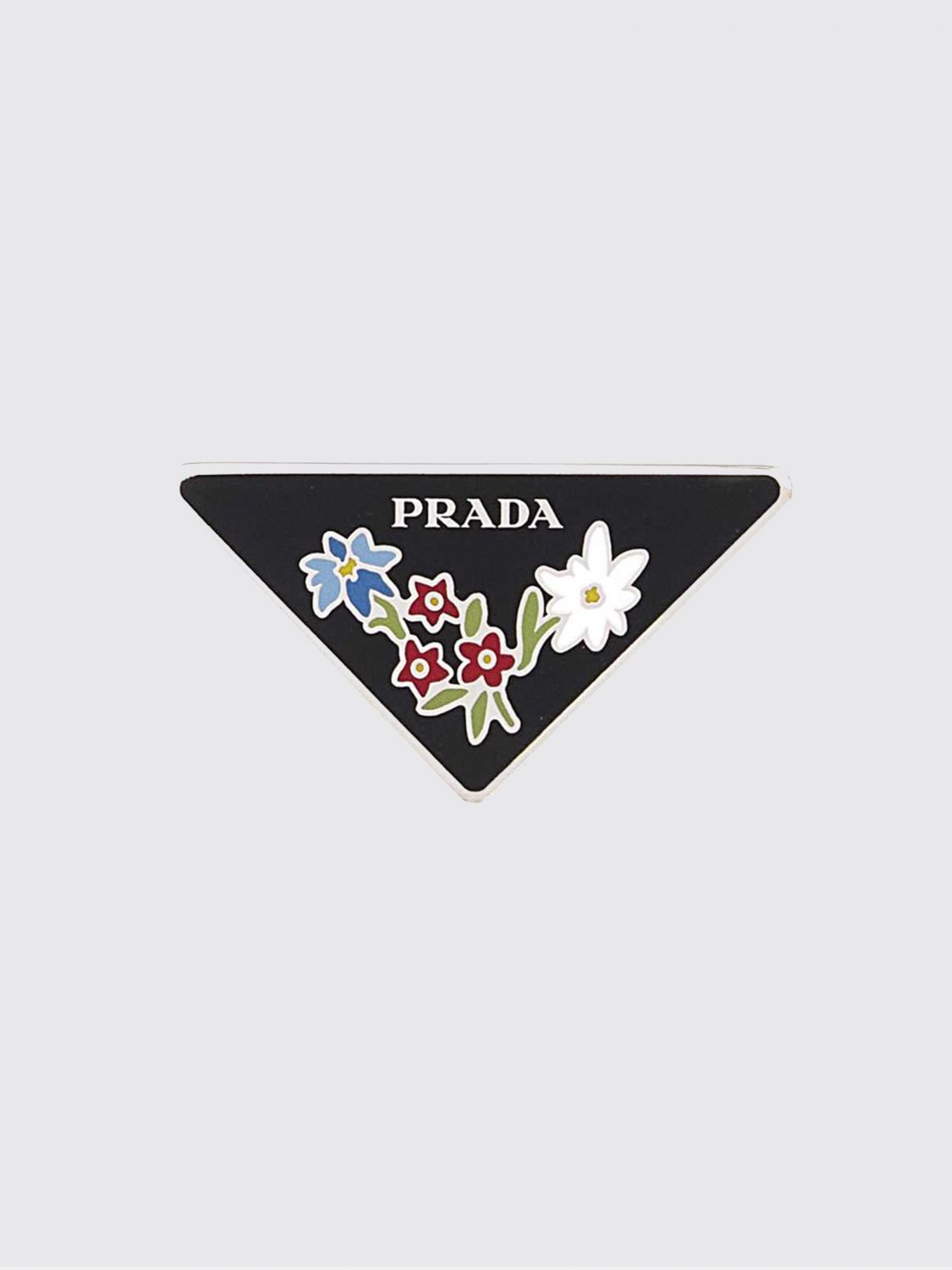 Prada Brooch Woman Silver PRADA
