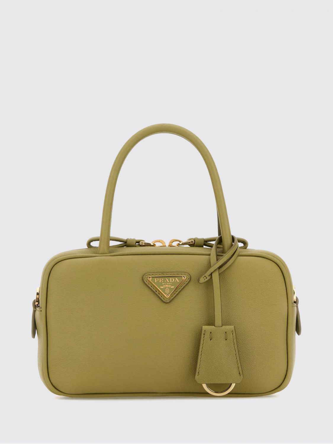 Prada Women Mini Bowling Bag Prada In Leather PRADA