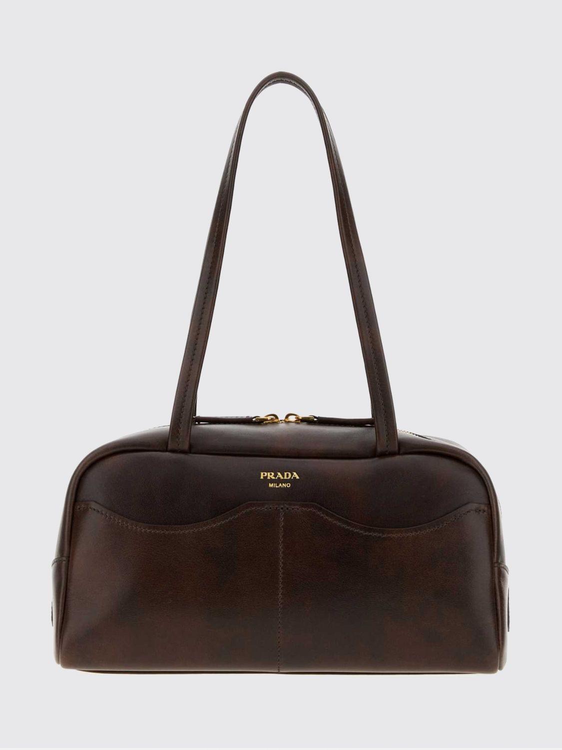 Prada Shoulder Bag Woman Brown PRADA