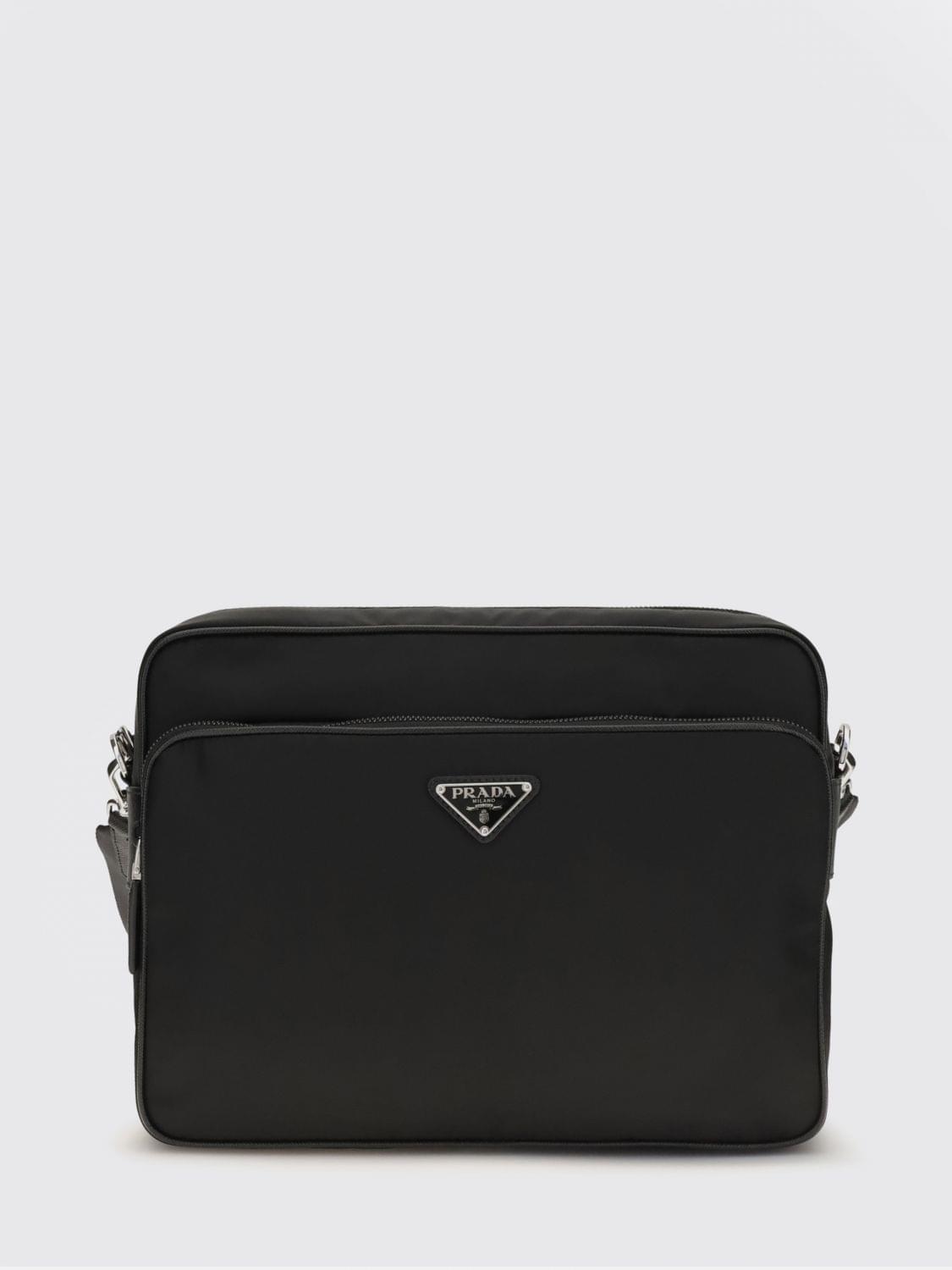 Prada Shoulder Bag Men Black PRADA