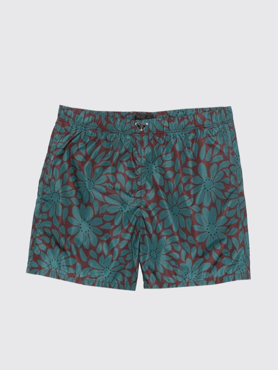 Prada Swimsuit Men Red PRADA