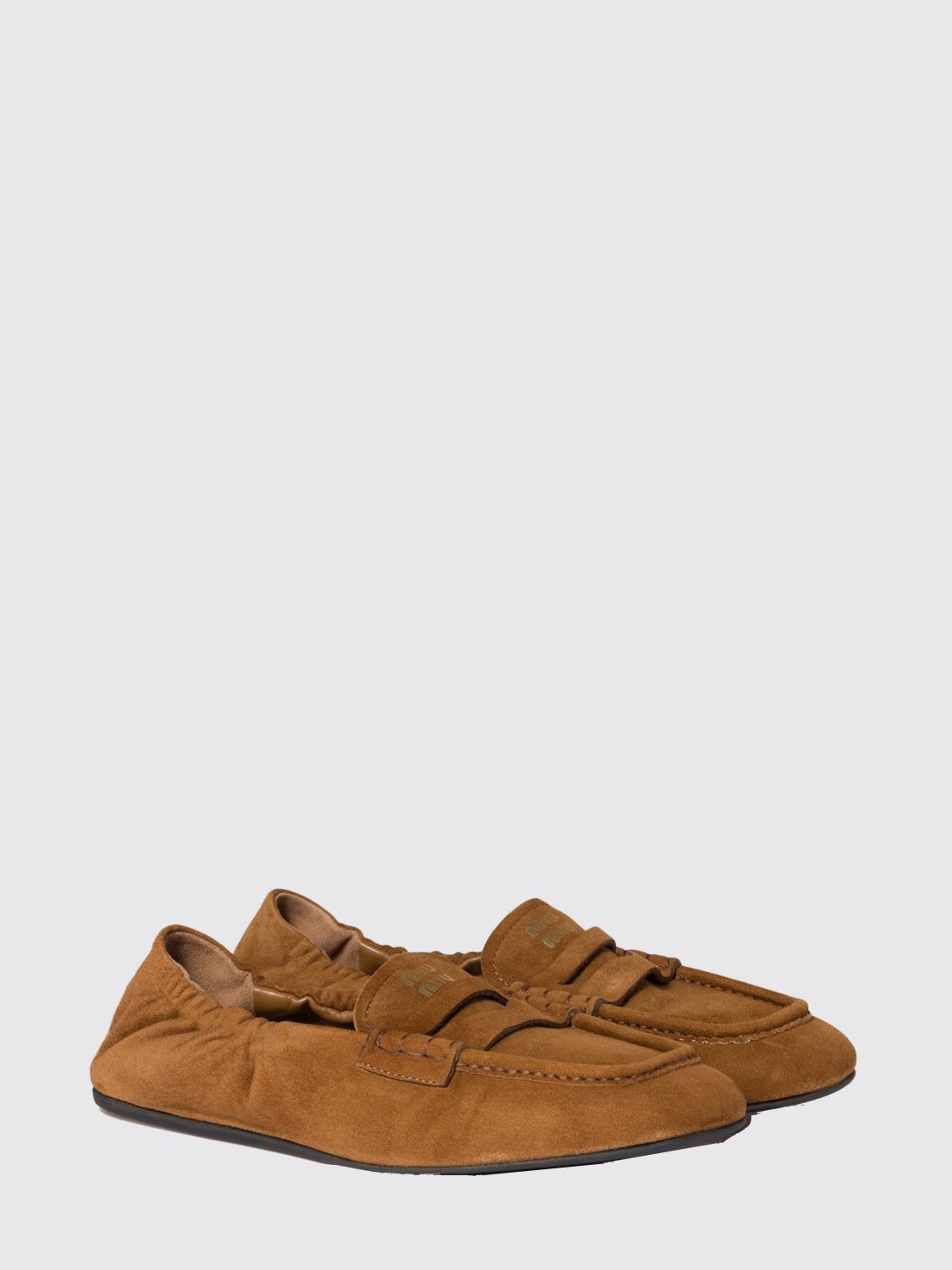 Miu Miu Loafer Woman Brown MIU MIU