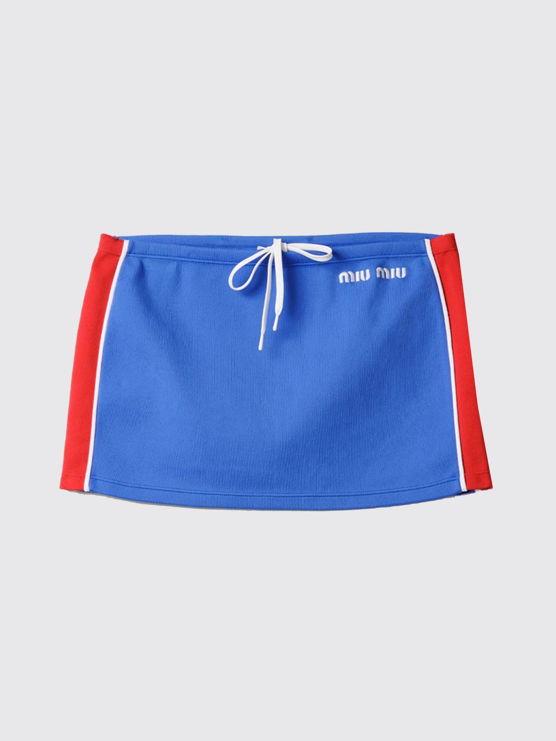 Miu Miu Skirt Woman Blue MIU MIU