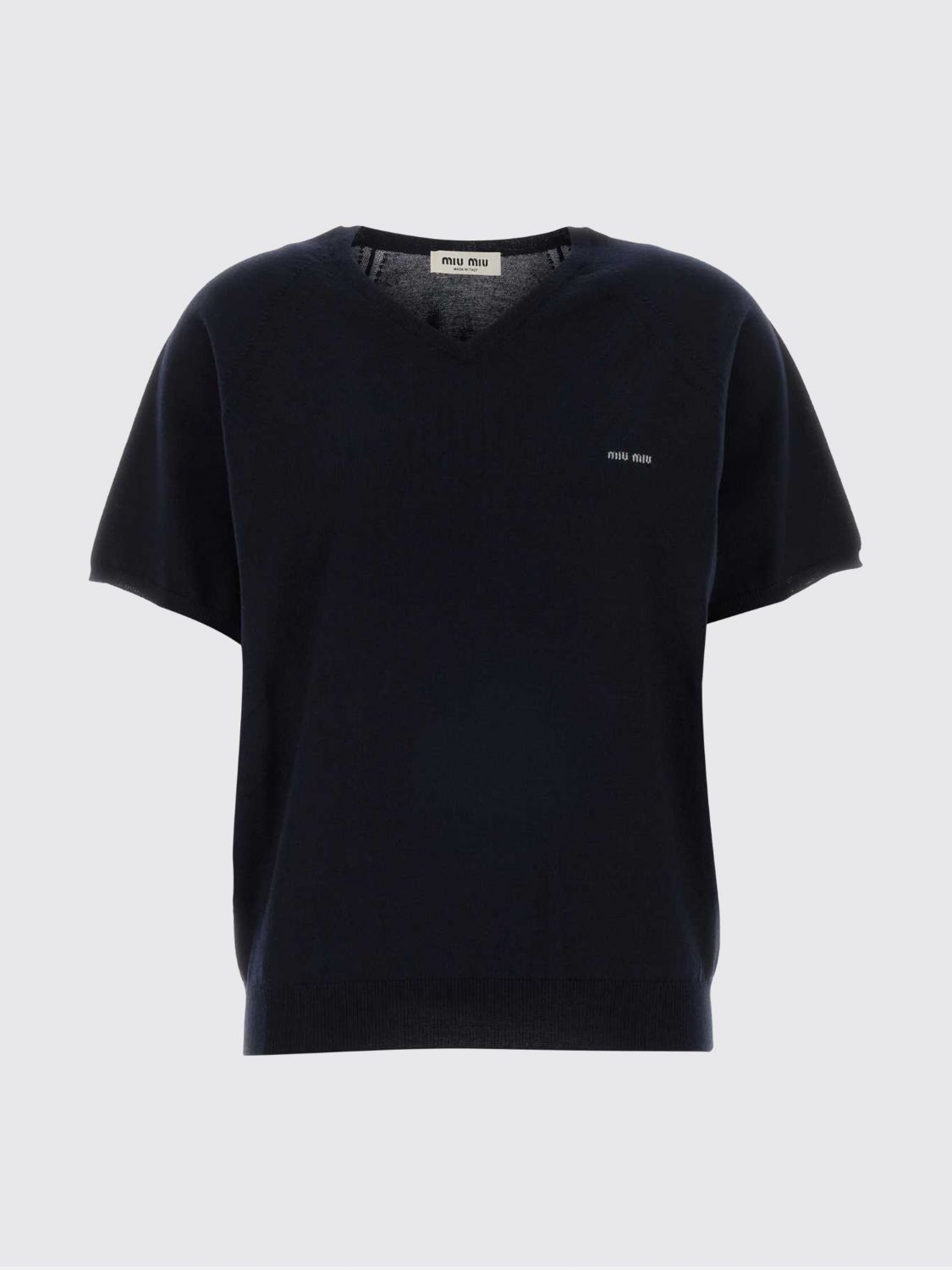 Miu Miu Sweater Woman Blue MIU MIU