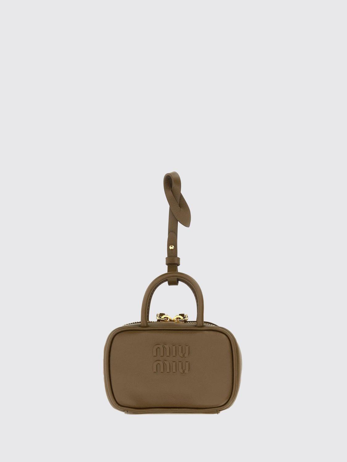 Miu Miu Key Chain Woman Dove Grey MIU MIU