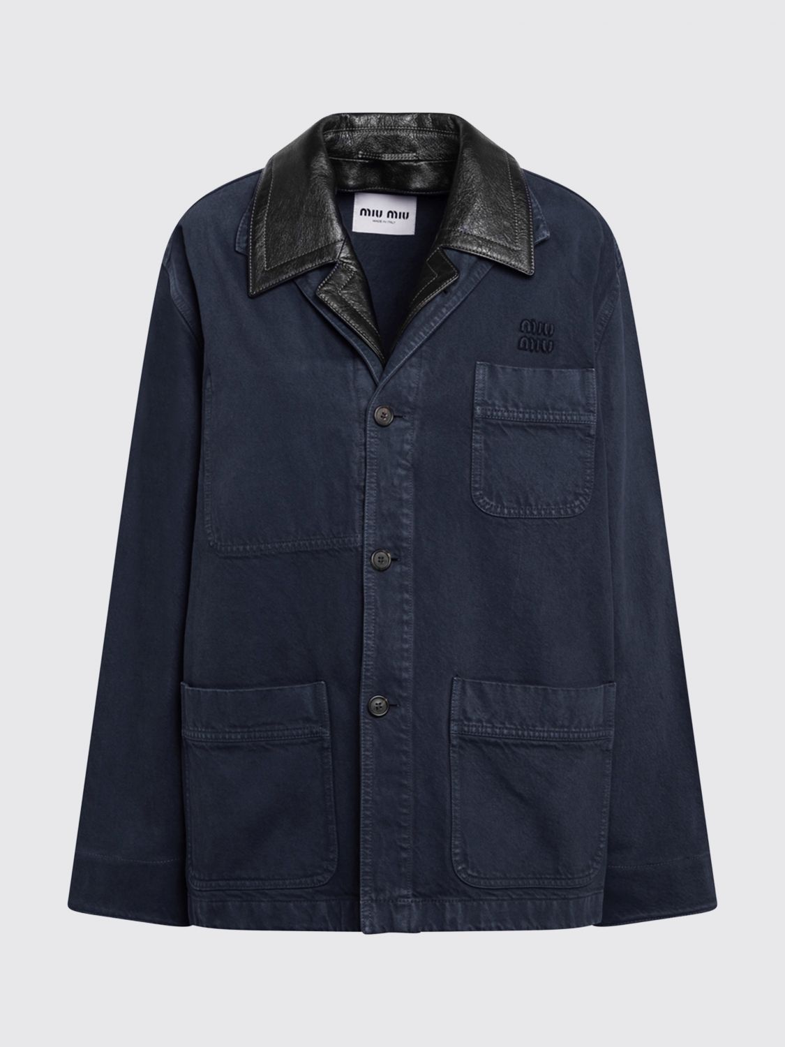 Miu Miu Jacket Woman Grey MIU MIU
