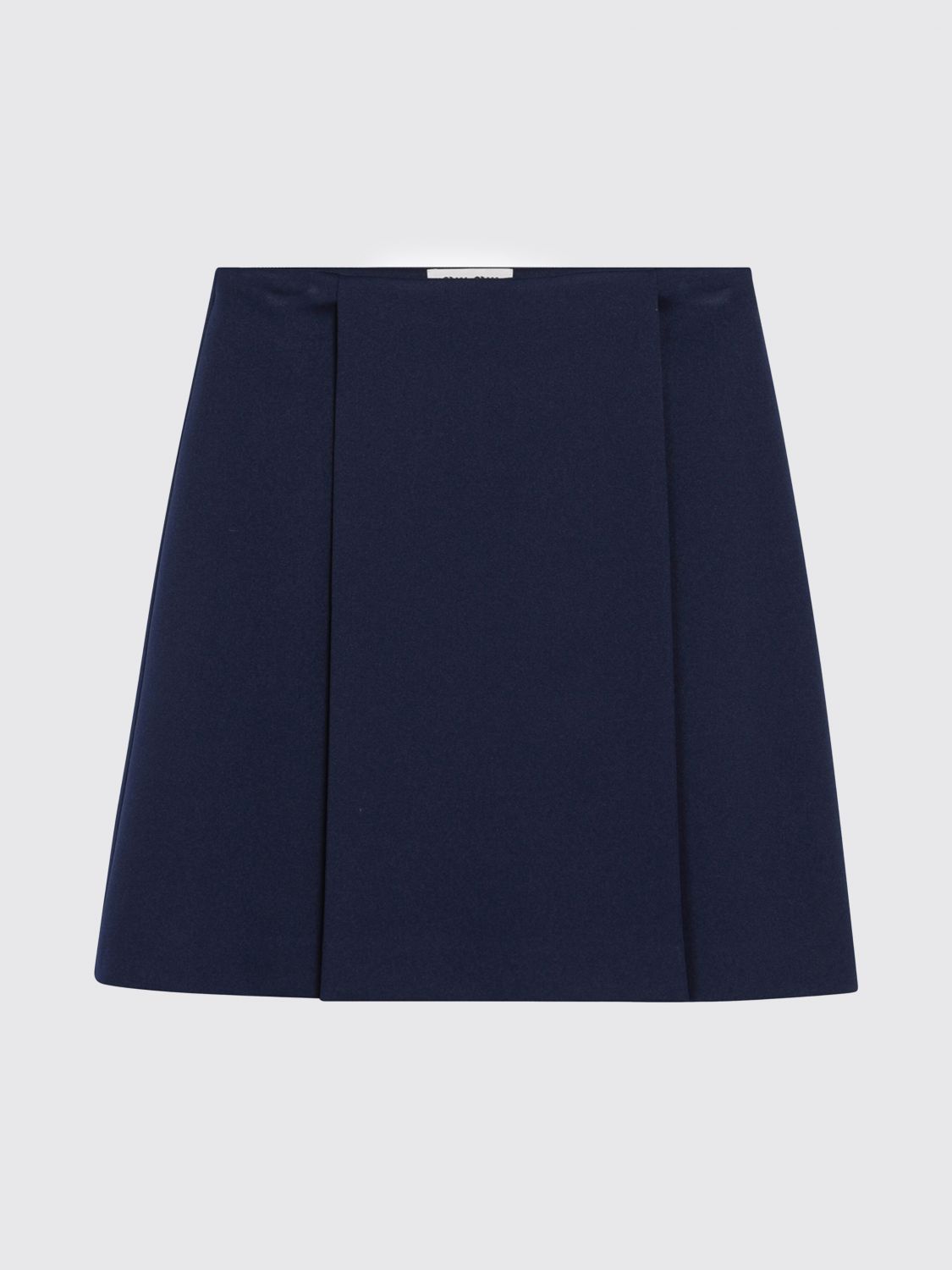 Miu Miu Skirt Woman Blue MIU MIU