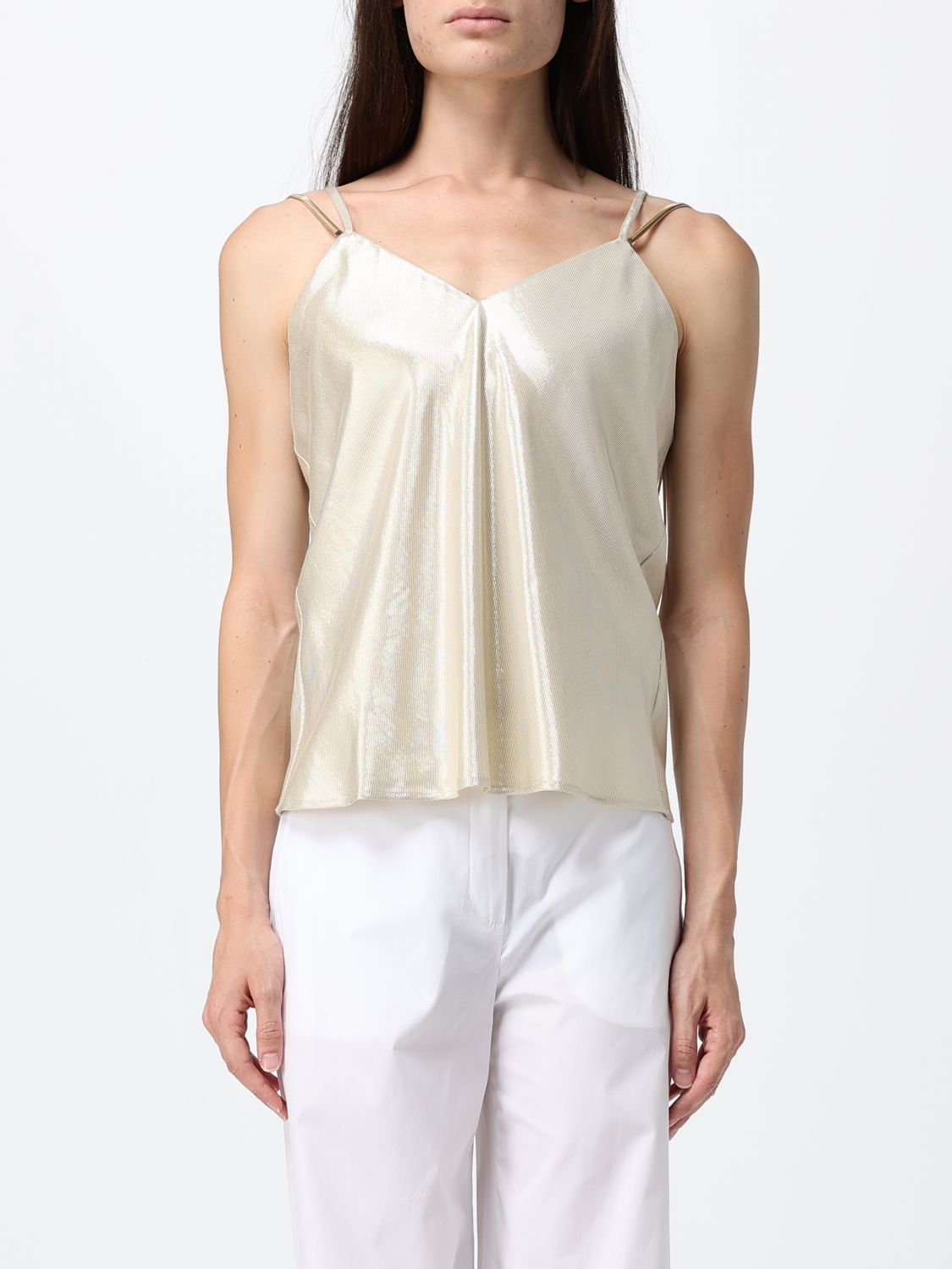 Max Mara Studio Top Woman Gold MAX MARA STUDIO