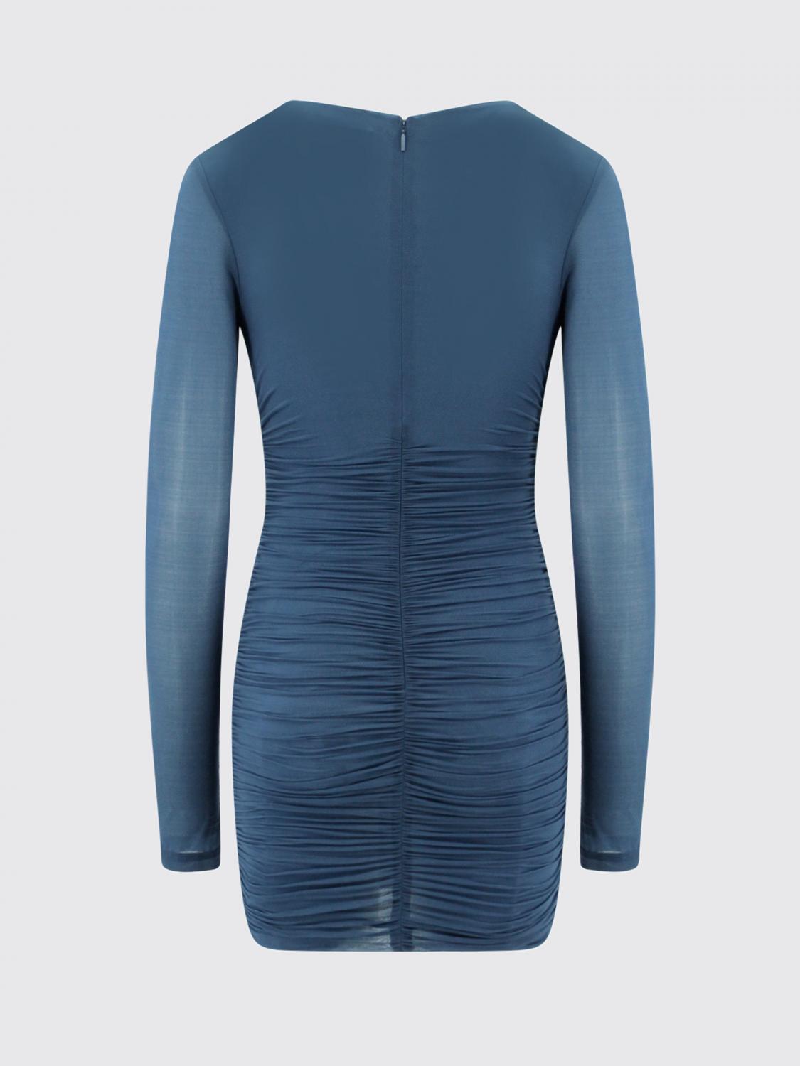 Saint Laurent Dress Woman Blue SAINT LAURENT