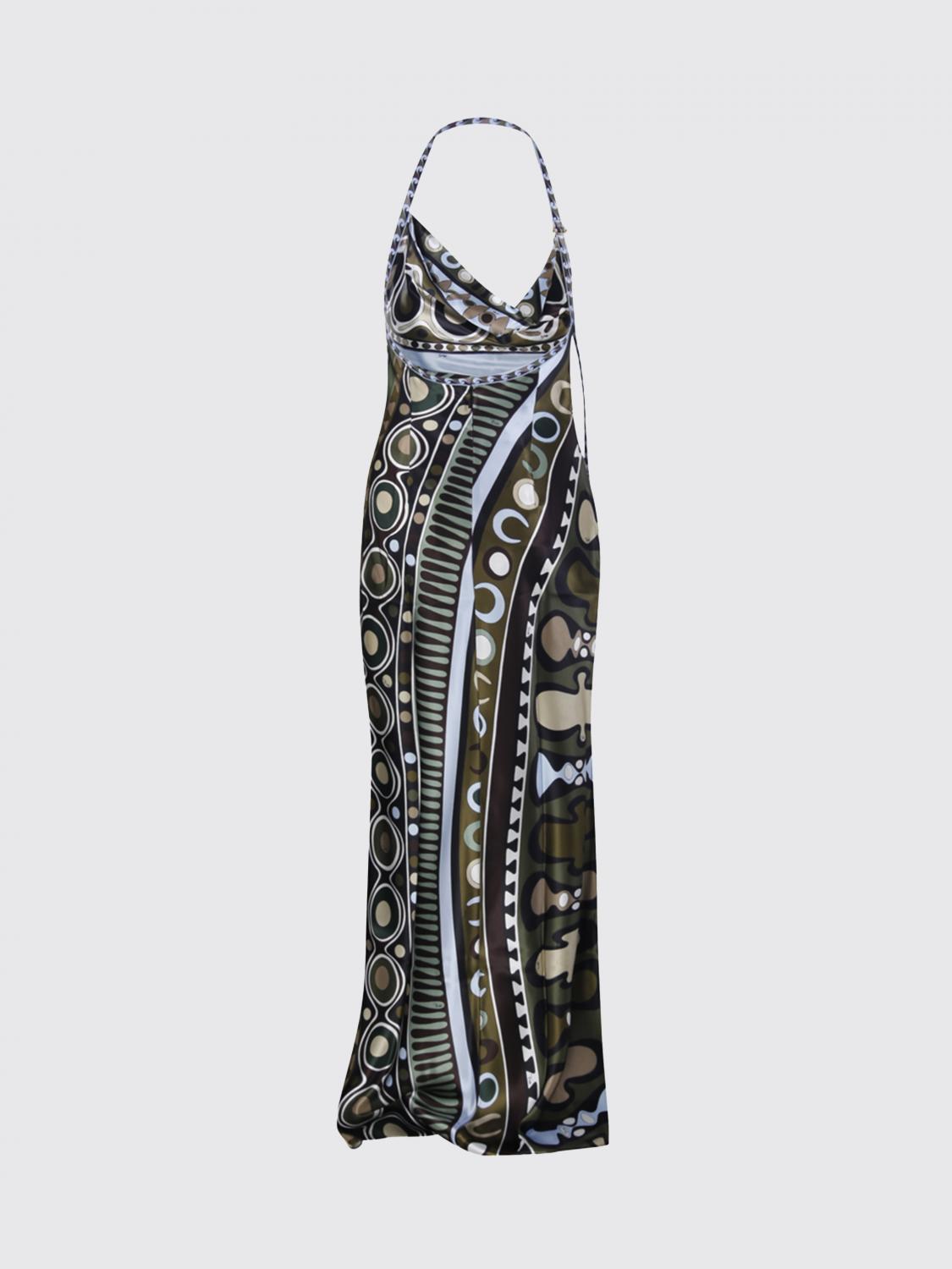 Pucci Dress Woman Kaki PUCCI