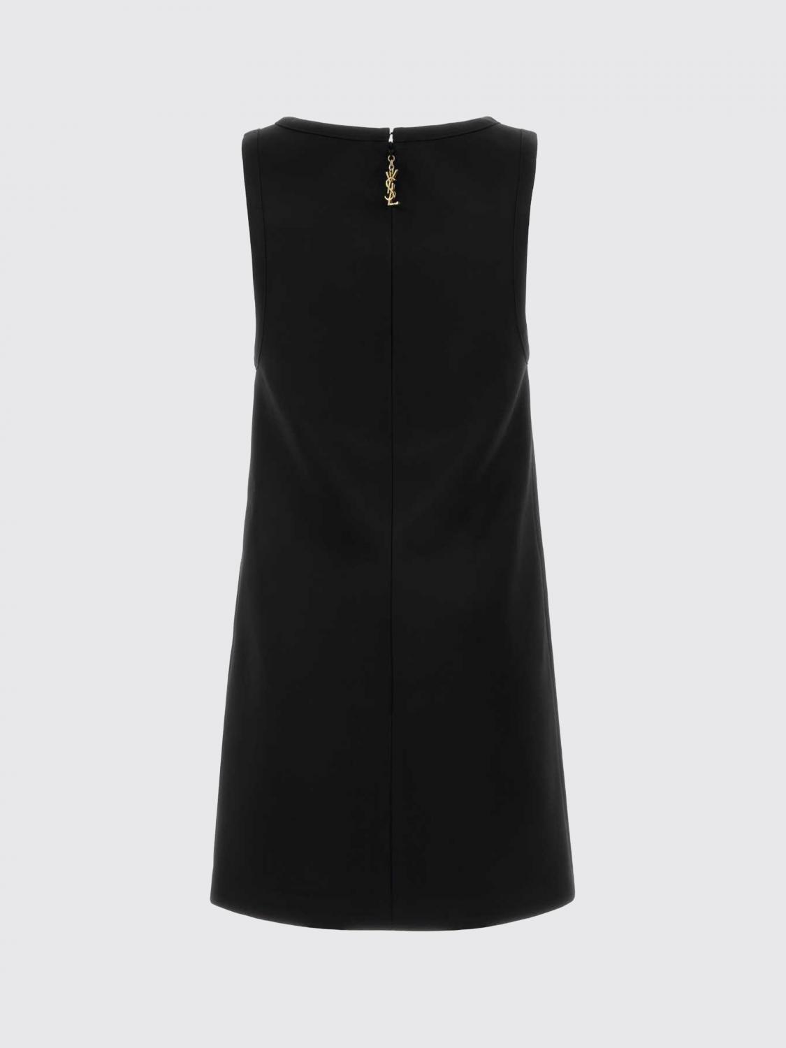 Saint Laurent Dress Woman Black SAINT LAURENT