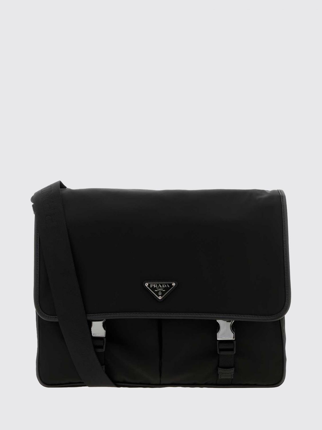 Prada Shoulder Bag Men Black PRADA