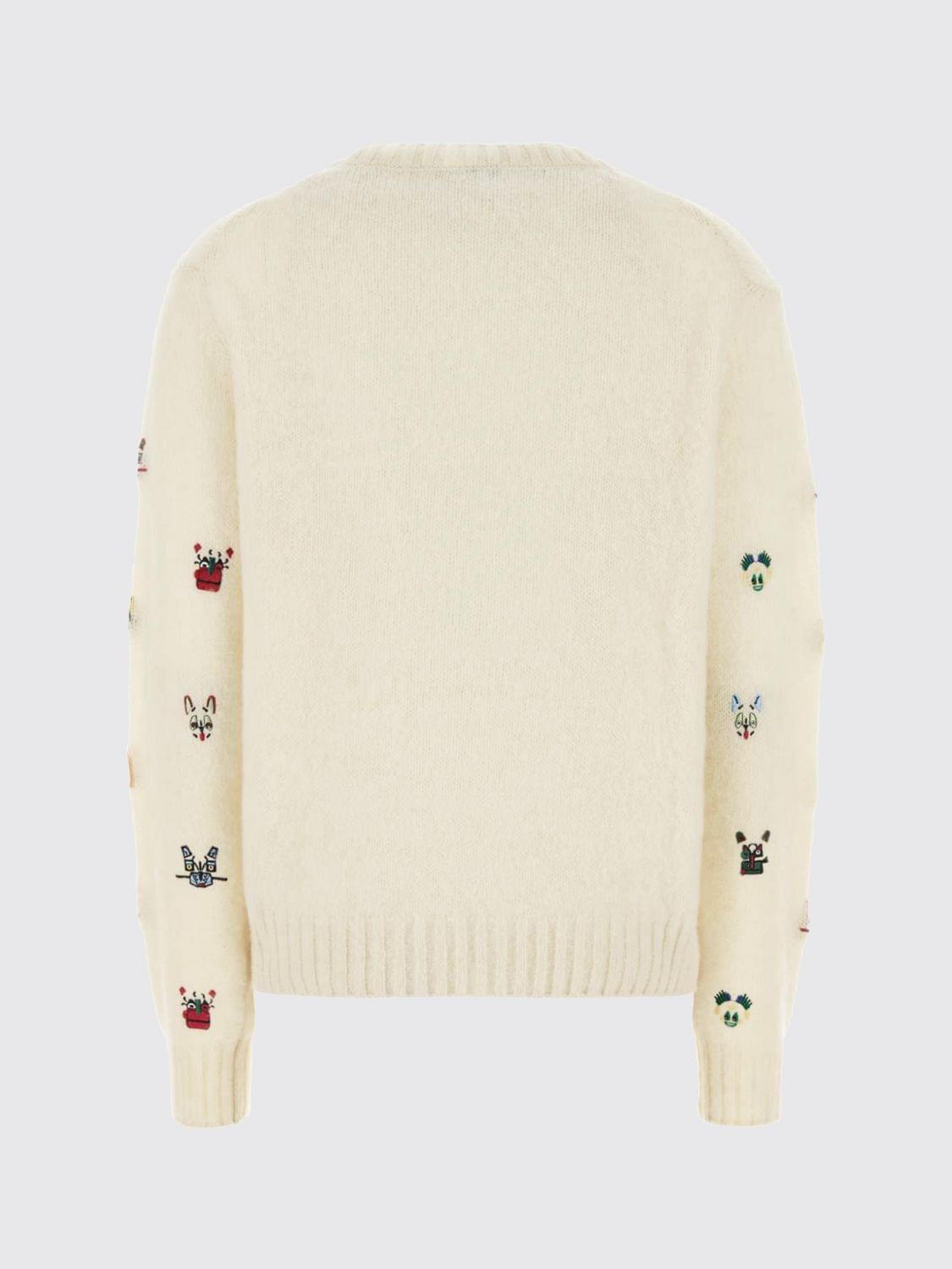 Loewe Women Loewe Women Anagram Embroidered Wool Blend Crewneck Jumper Loewe LOEWE
