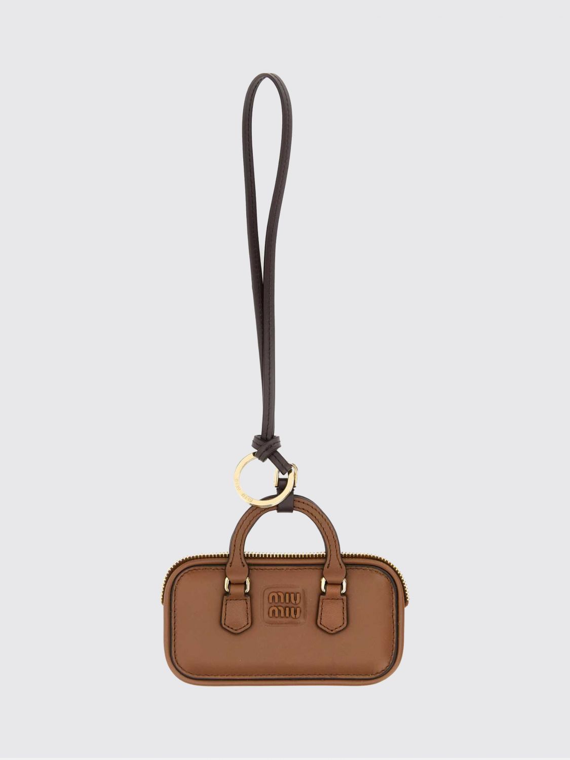 Miu Miu Key Chain Woman Burnt MIU MIU